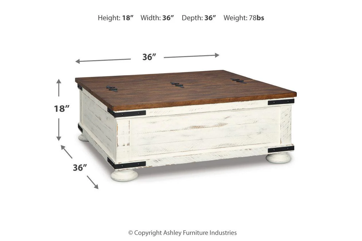 Wystfield White/Brown Coffee Table and 2 End Tables - Image 6