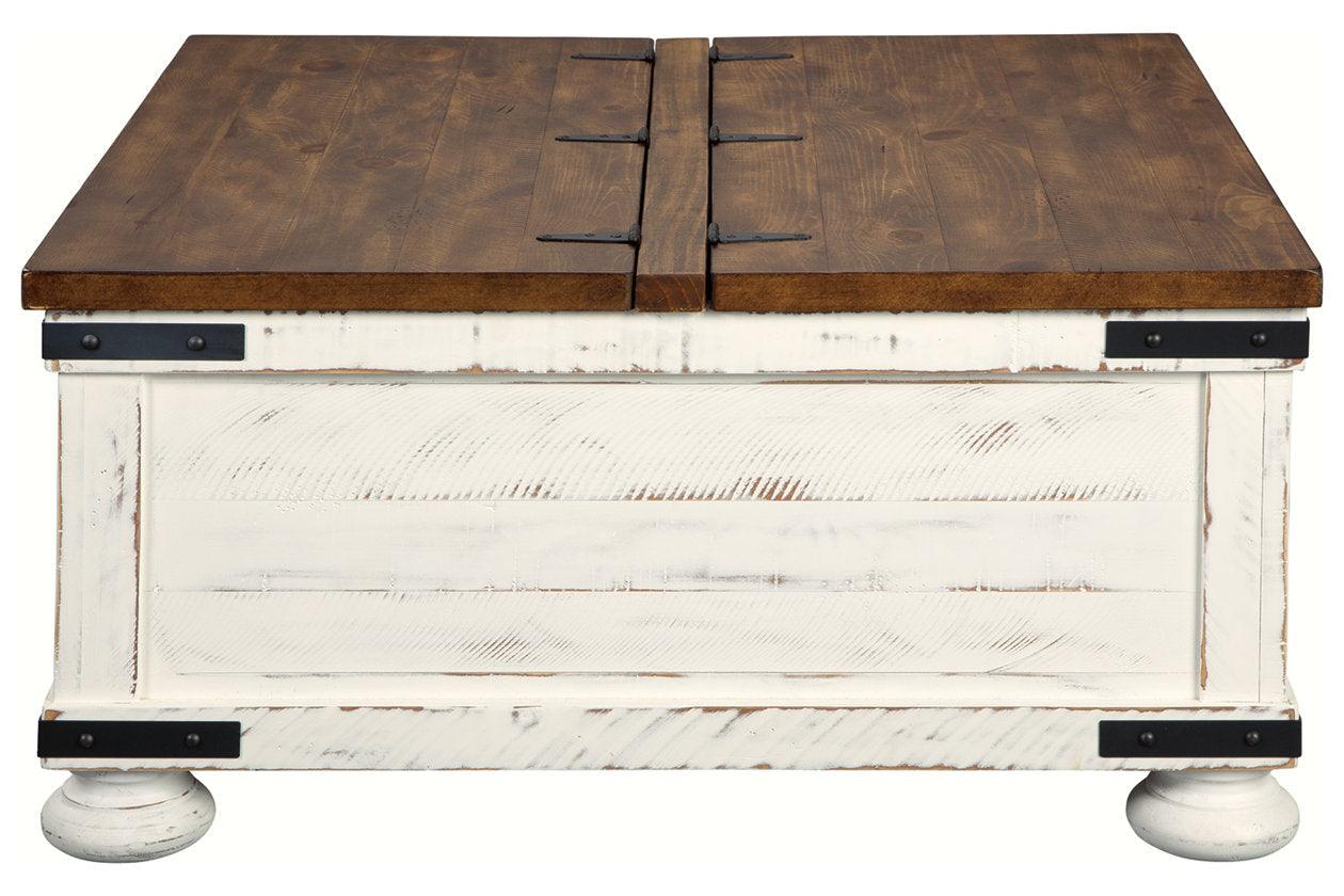 Wystfield White/Brown Coffee Table - Image 4
