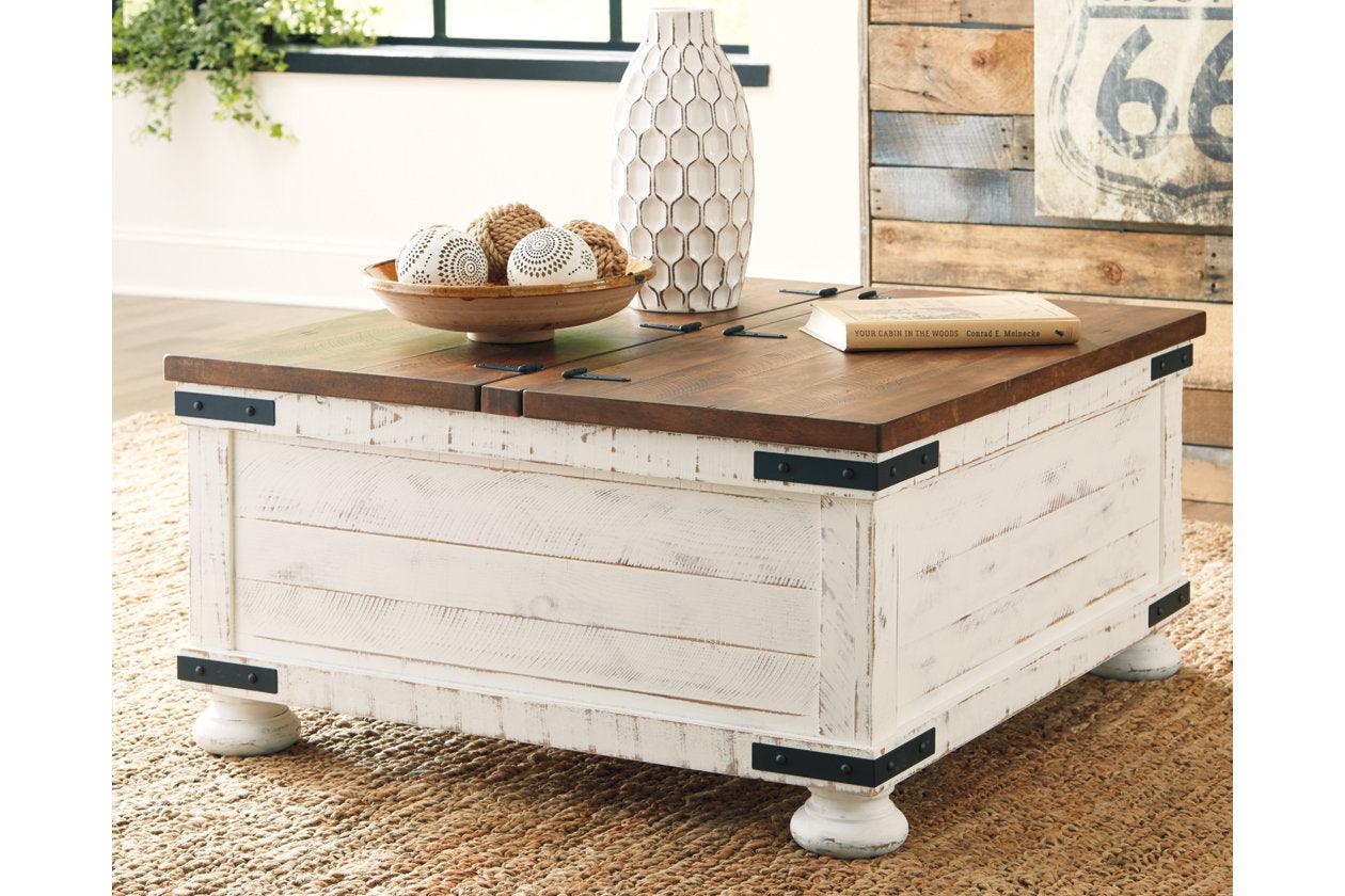 Wystfield White/Brown Coffee Table - Image 8