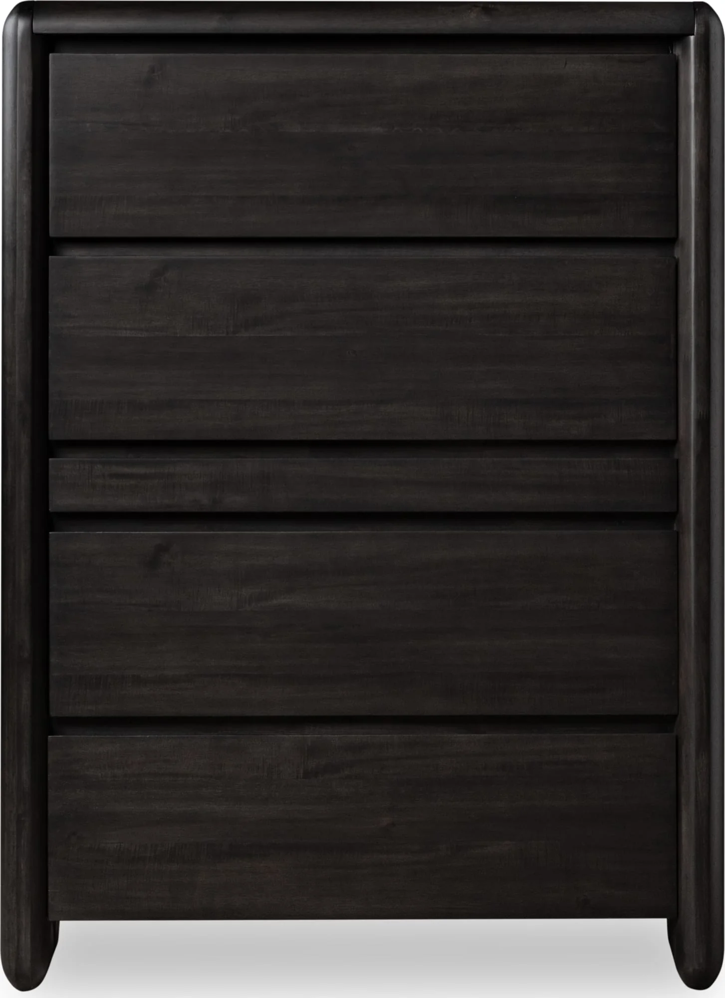 Xolani Jaguar Five Drawer Acacia Wood Chest with Jewelry Tray - Image 4