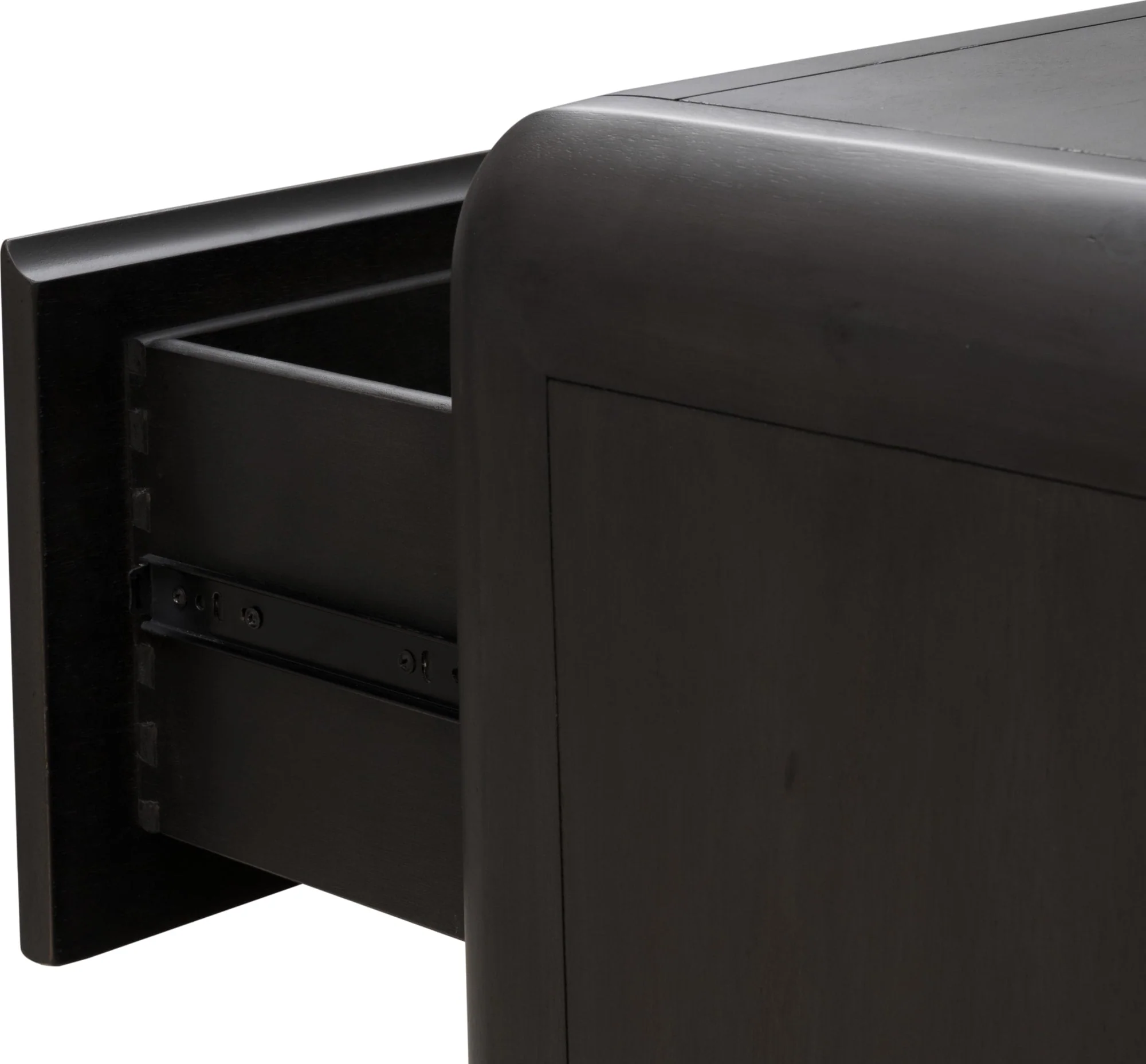 Xolani Jaguar Two Drawer Acacia Wood Nightstand - Image 7