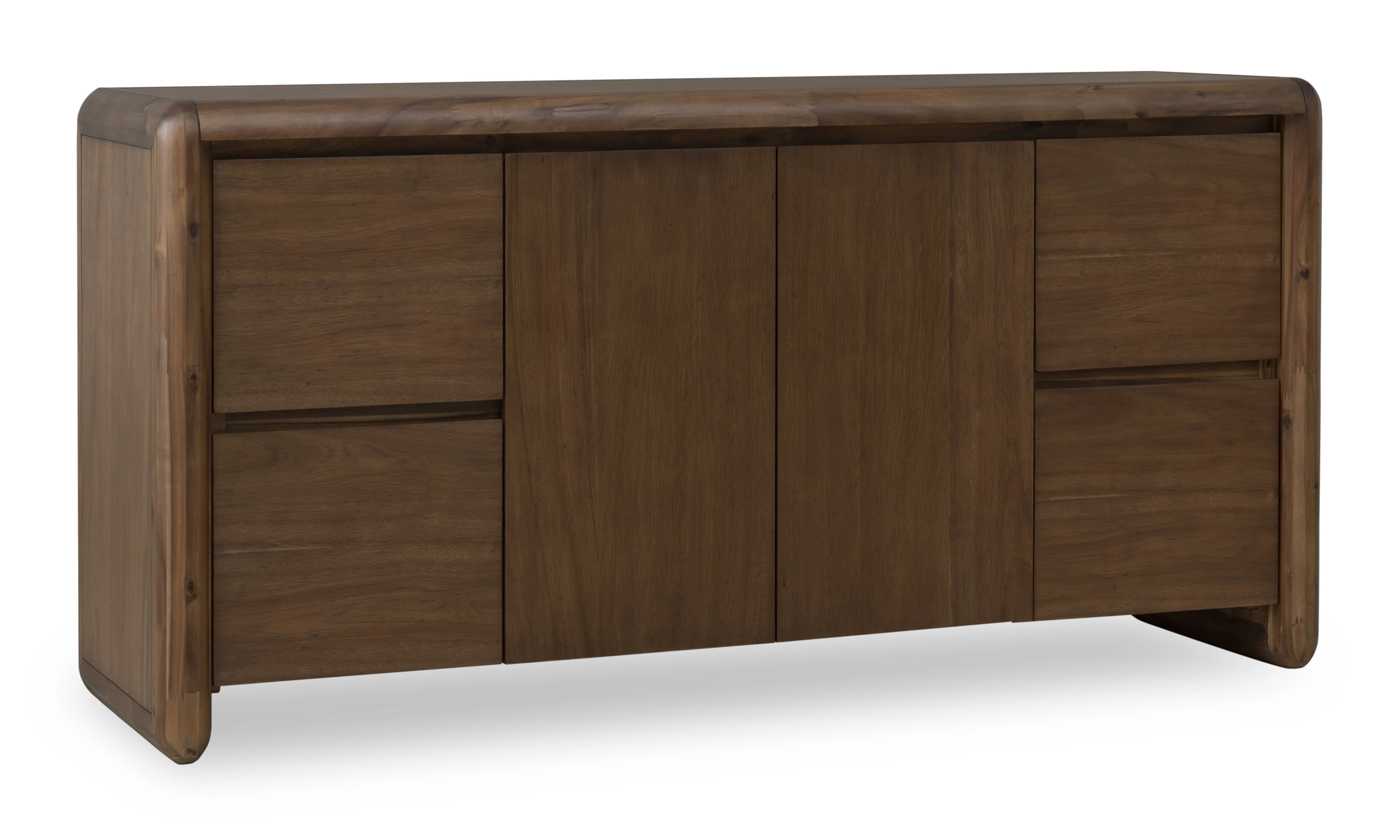 Xolani Two Door Four Drawer Acacia Wood Sideboard in Impala - Image 2