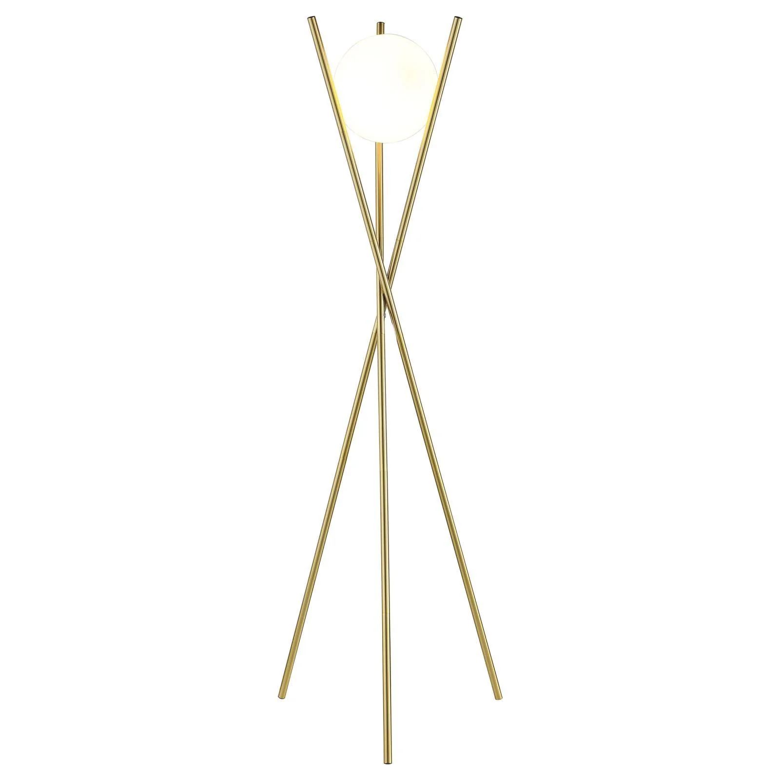 Yamileth Gold Tripod Floor Lamp - Image 2