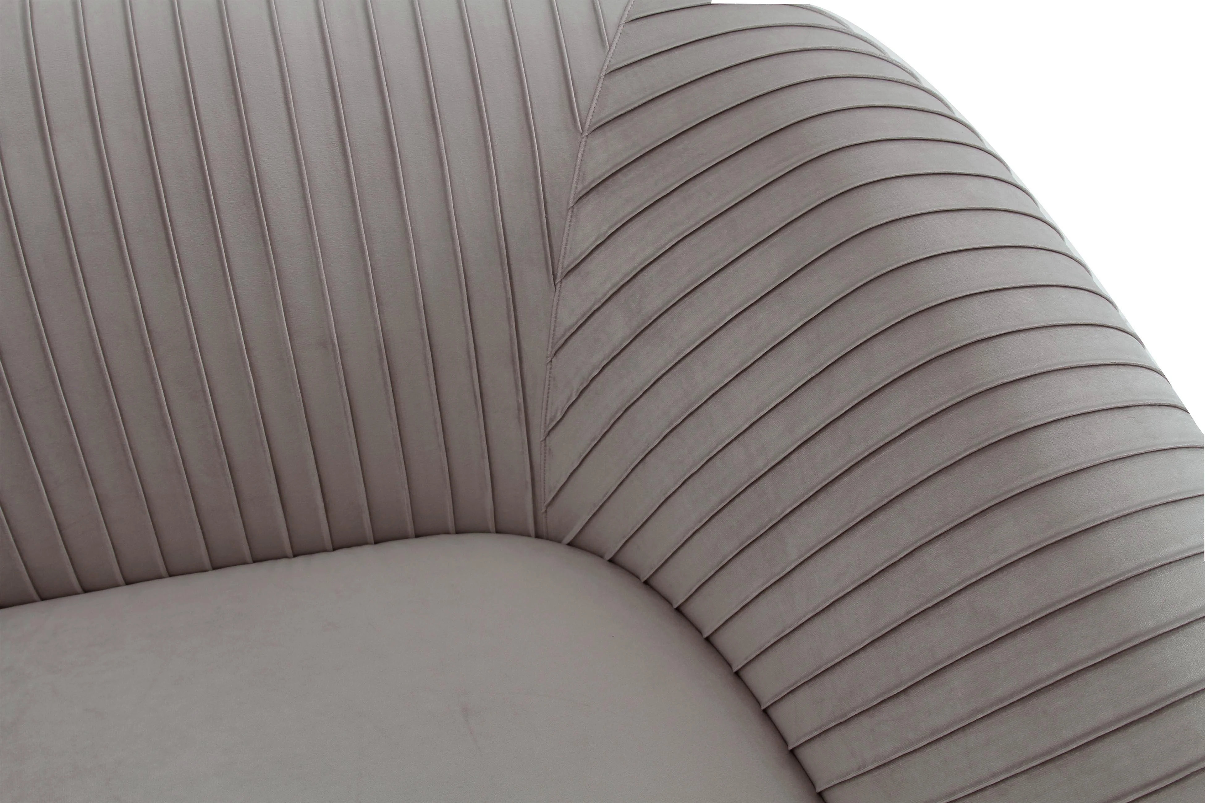 Yara Pleated Velvet Loveseat by Inspire Me! Home Decor - Image 11