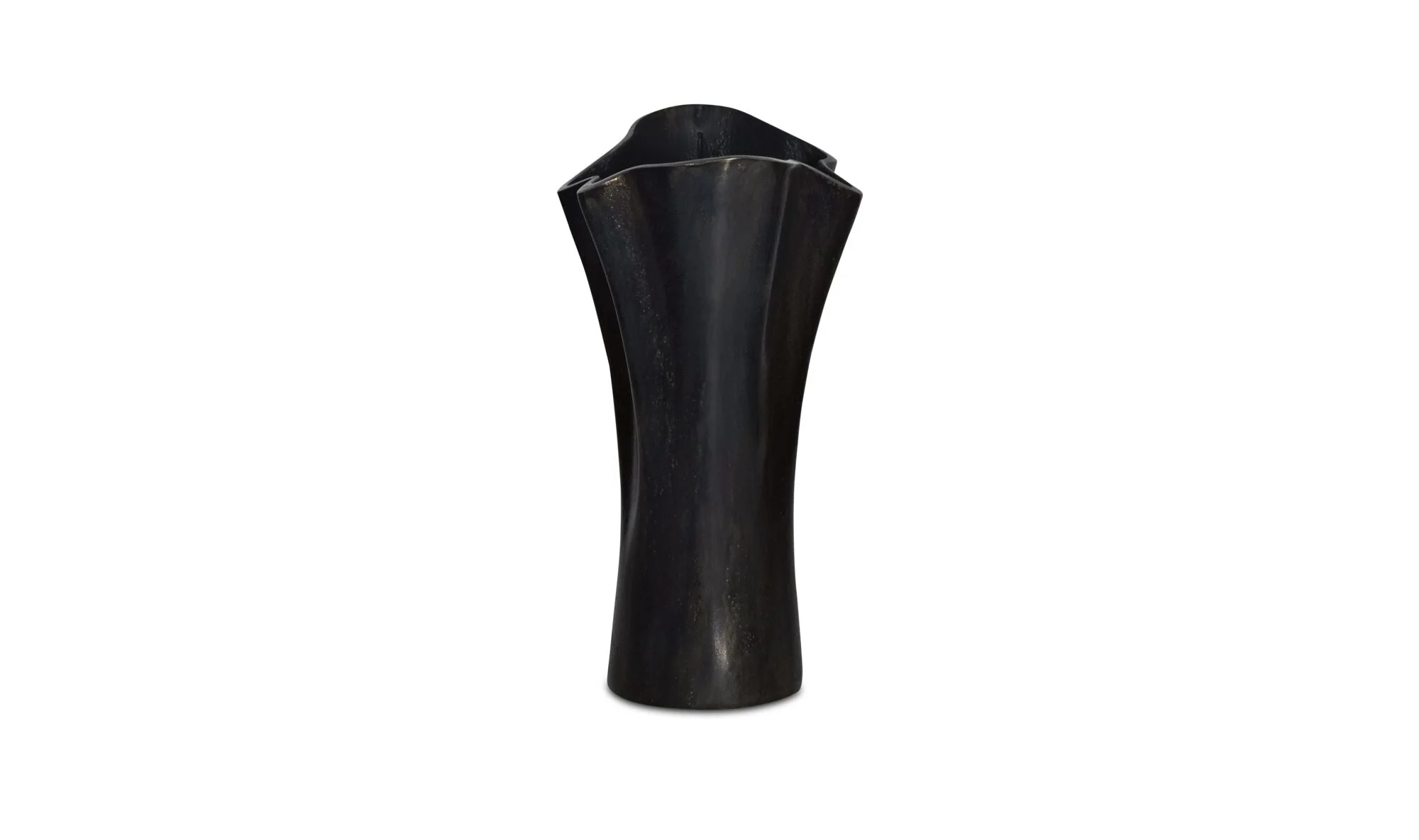 Yeri Cast Aluminum Vase Black - Image 5