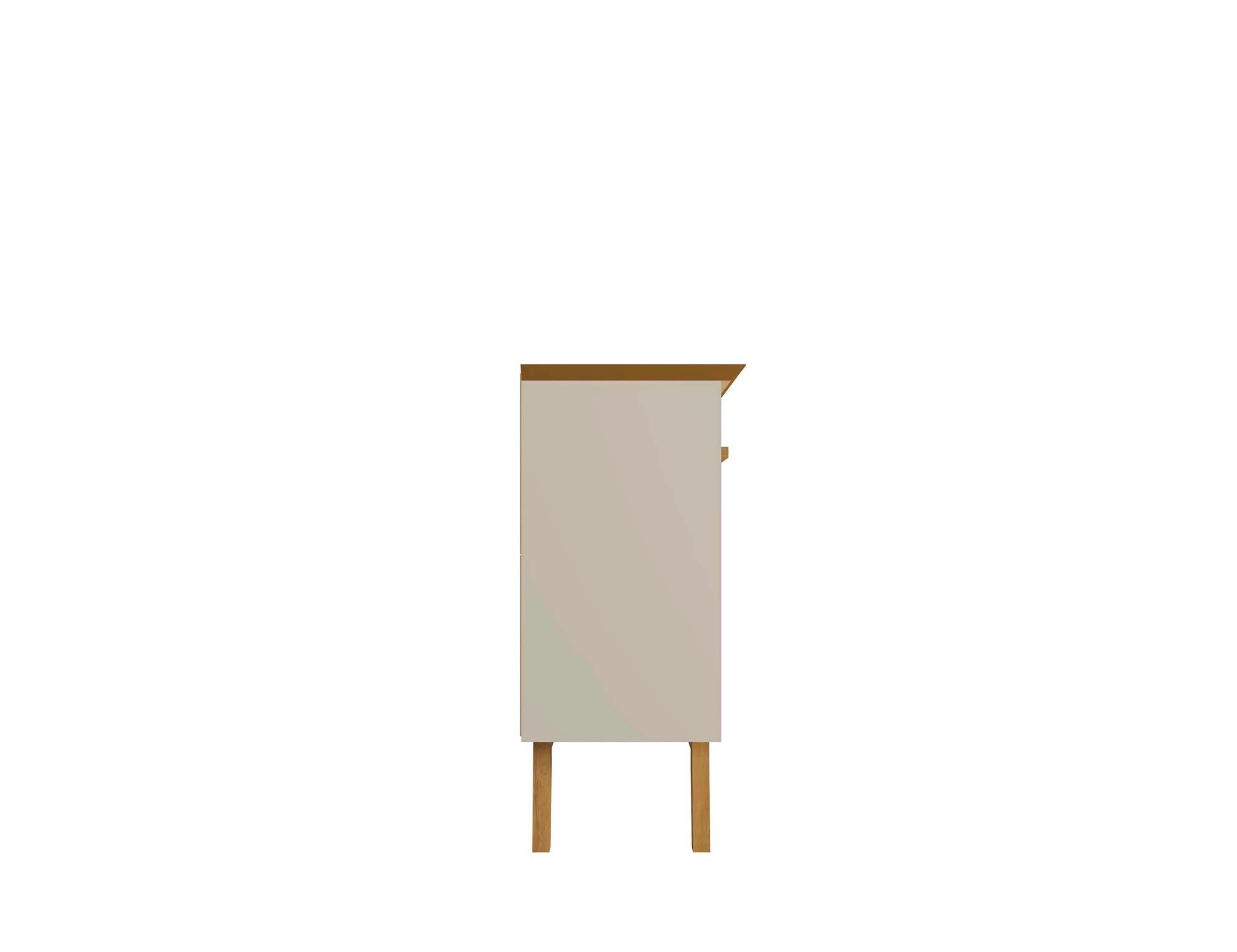 Yonkers 62.99 Sideboard in Off White and Cinnamon - Image 5
