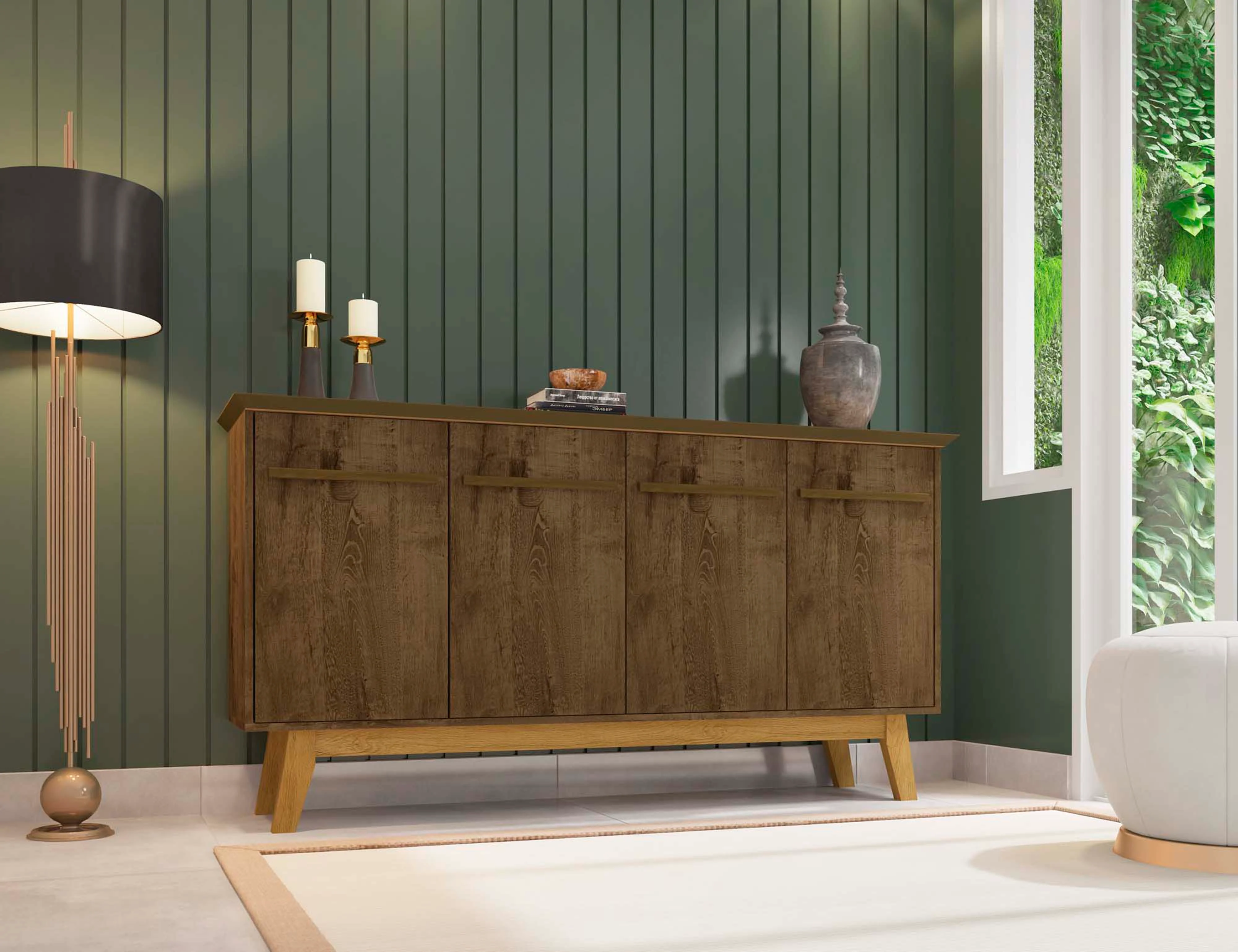Yonkers 62.99 Sideboard in Rustic Brown - Image 2