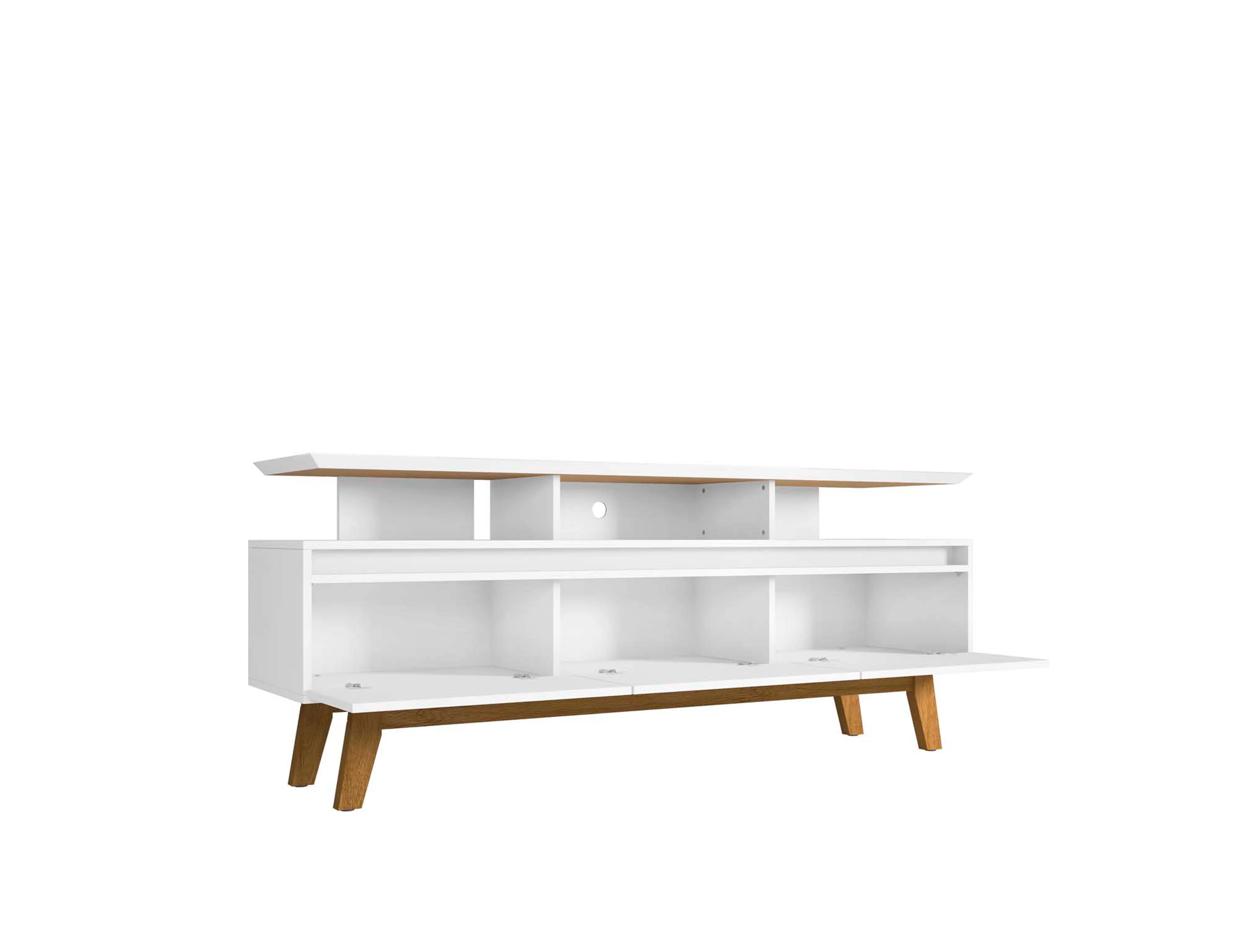 Yonkers 70.86 TV Stand in White - Image 4