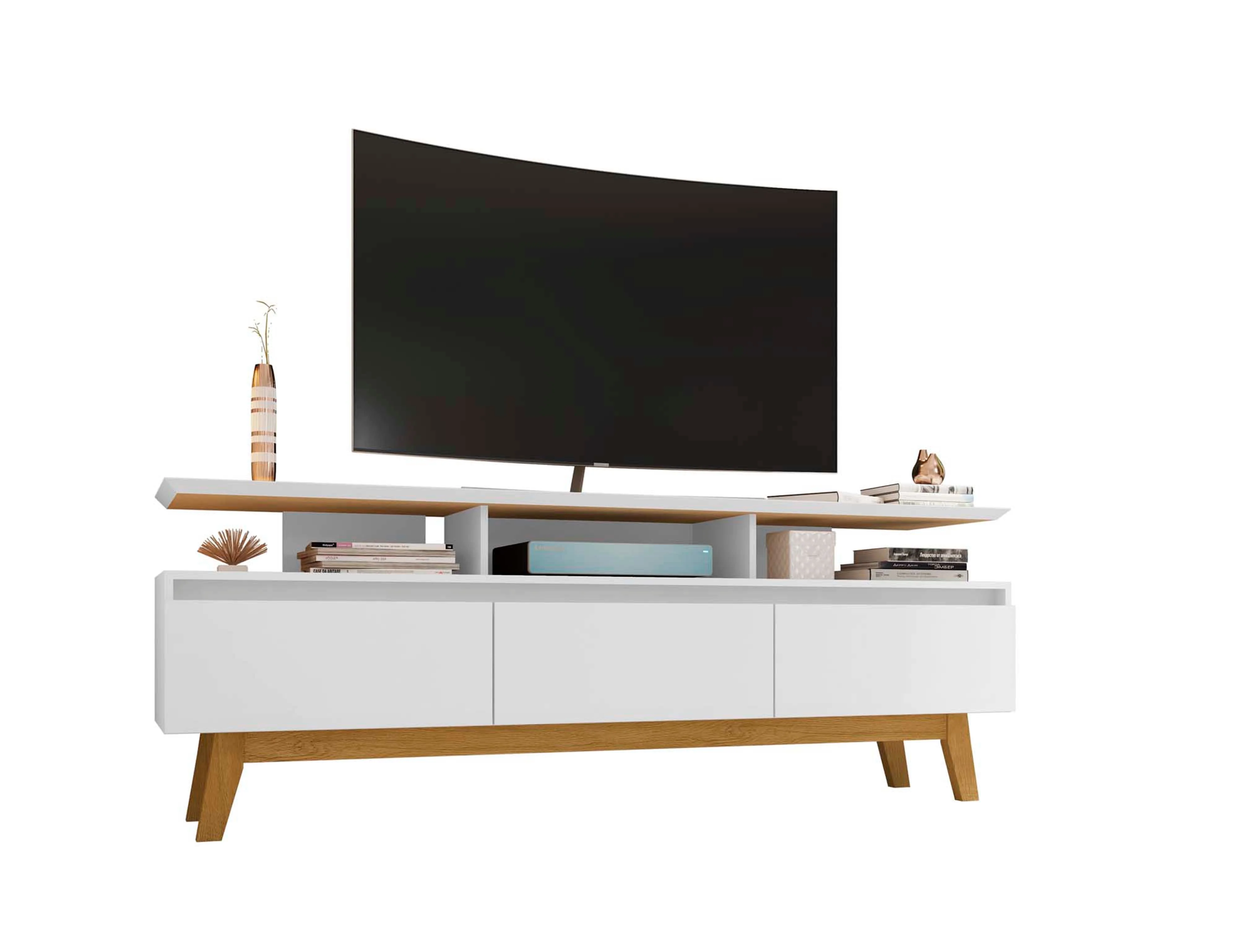 Yonkers 70.86 TV Stand in White - Image 7