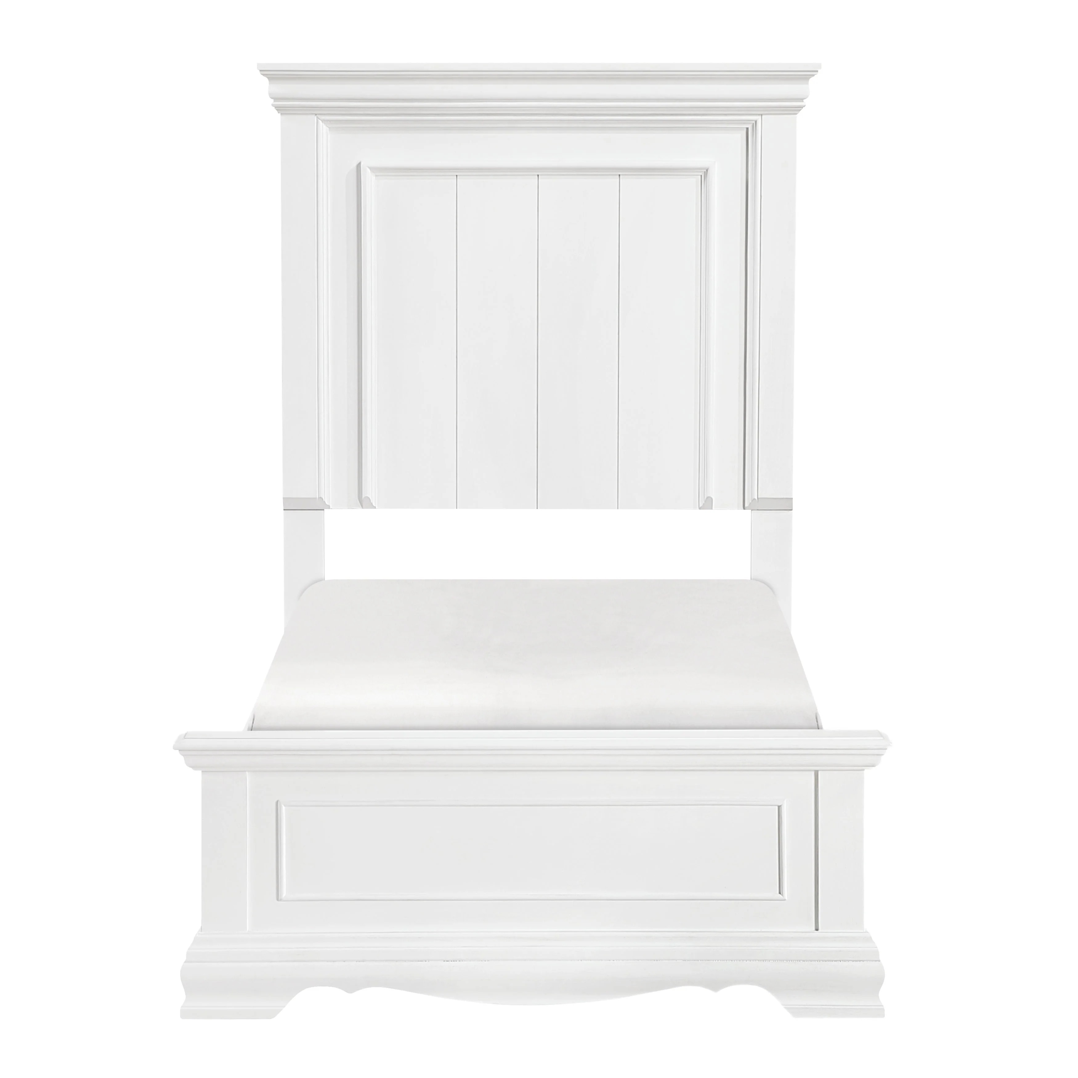 York White Youth Panel Bedroom Set - Image 4