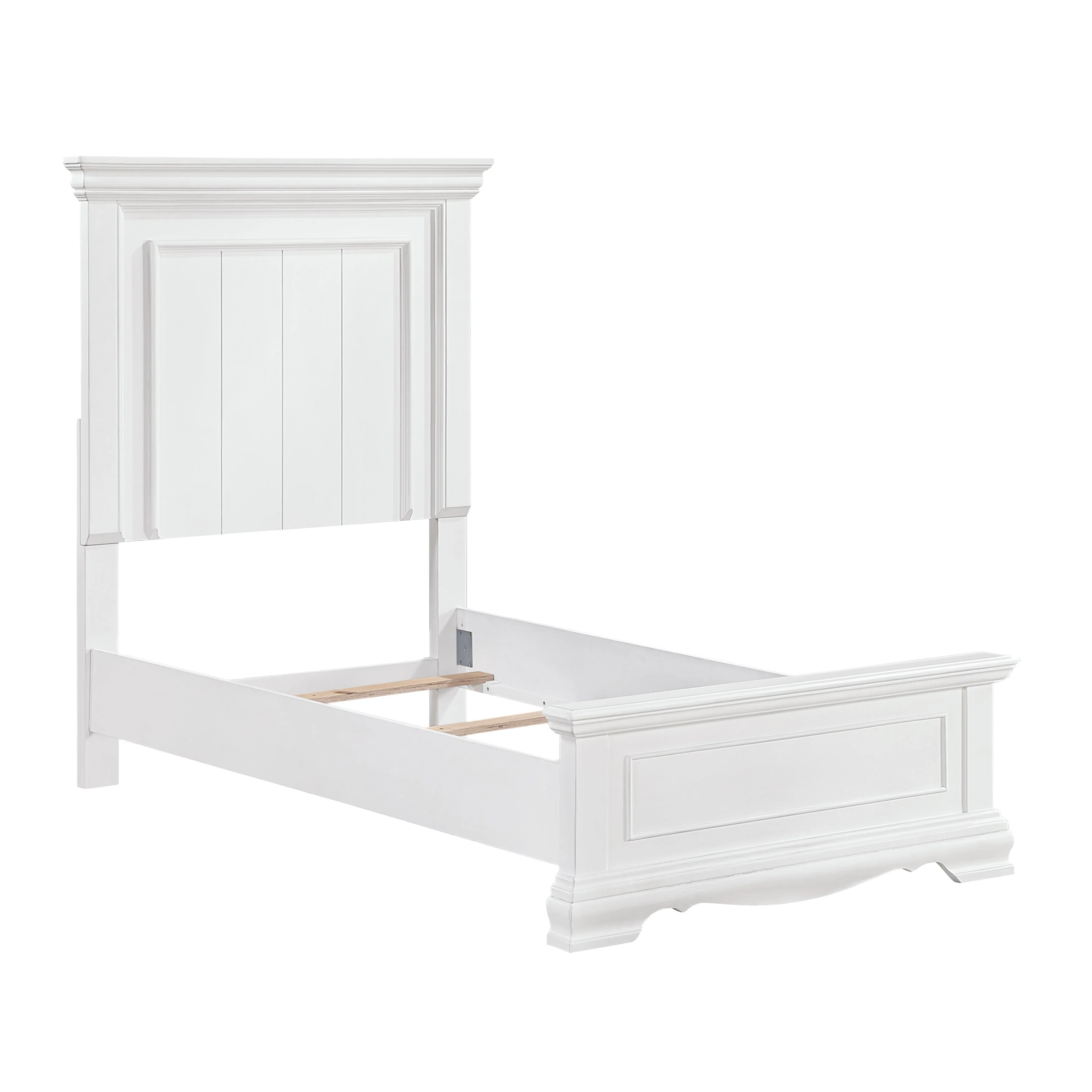 York White Youth Panel Bedroom Set - Image 6