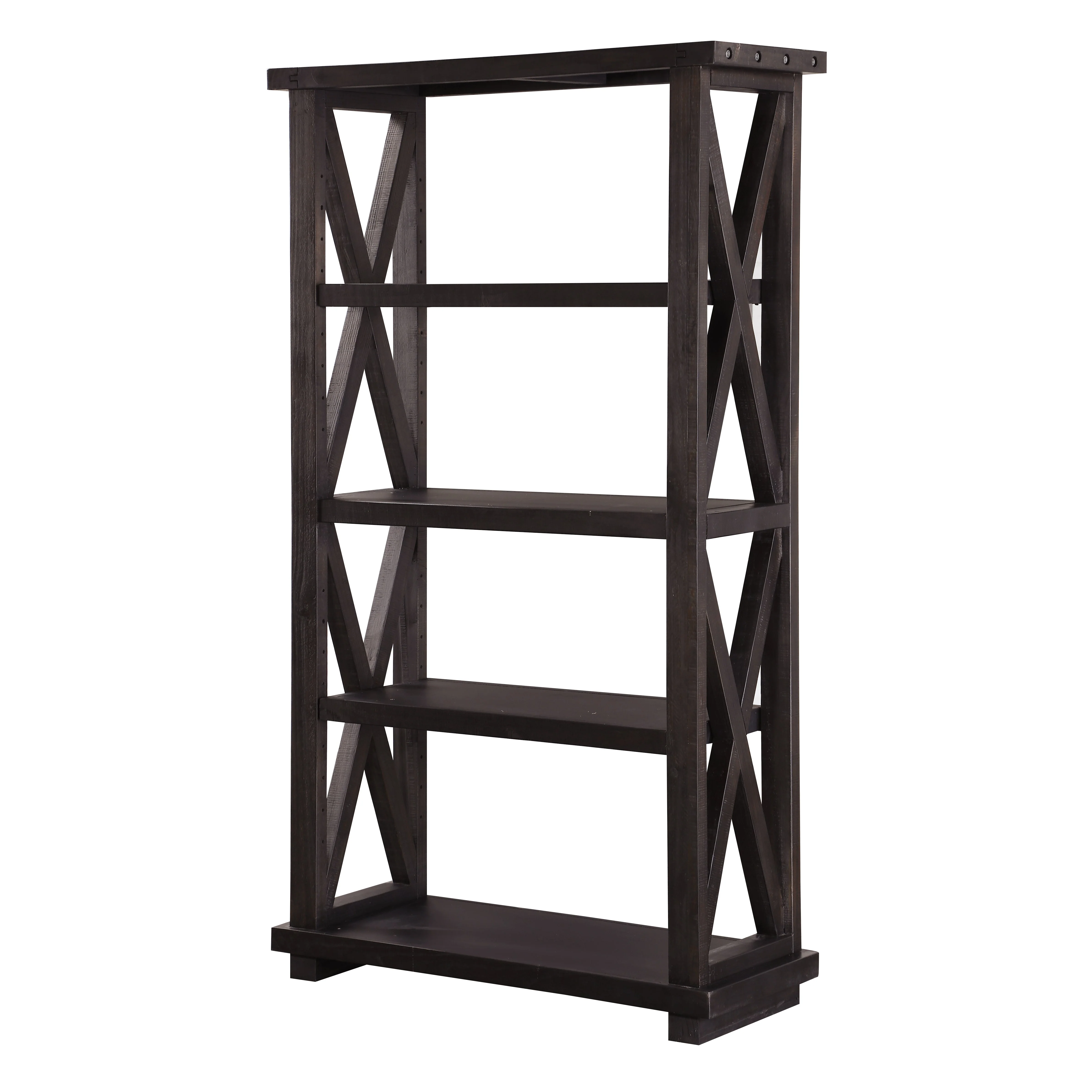 Yosemite Solid Wood Bookcase in Cafe - Image 3
