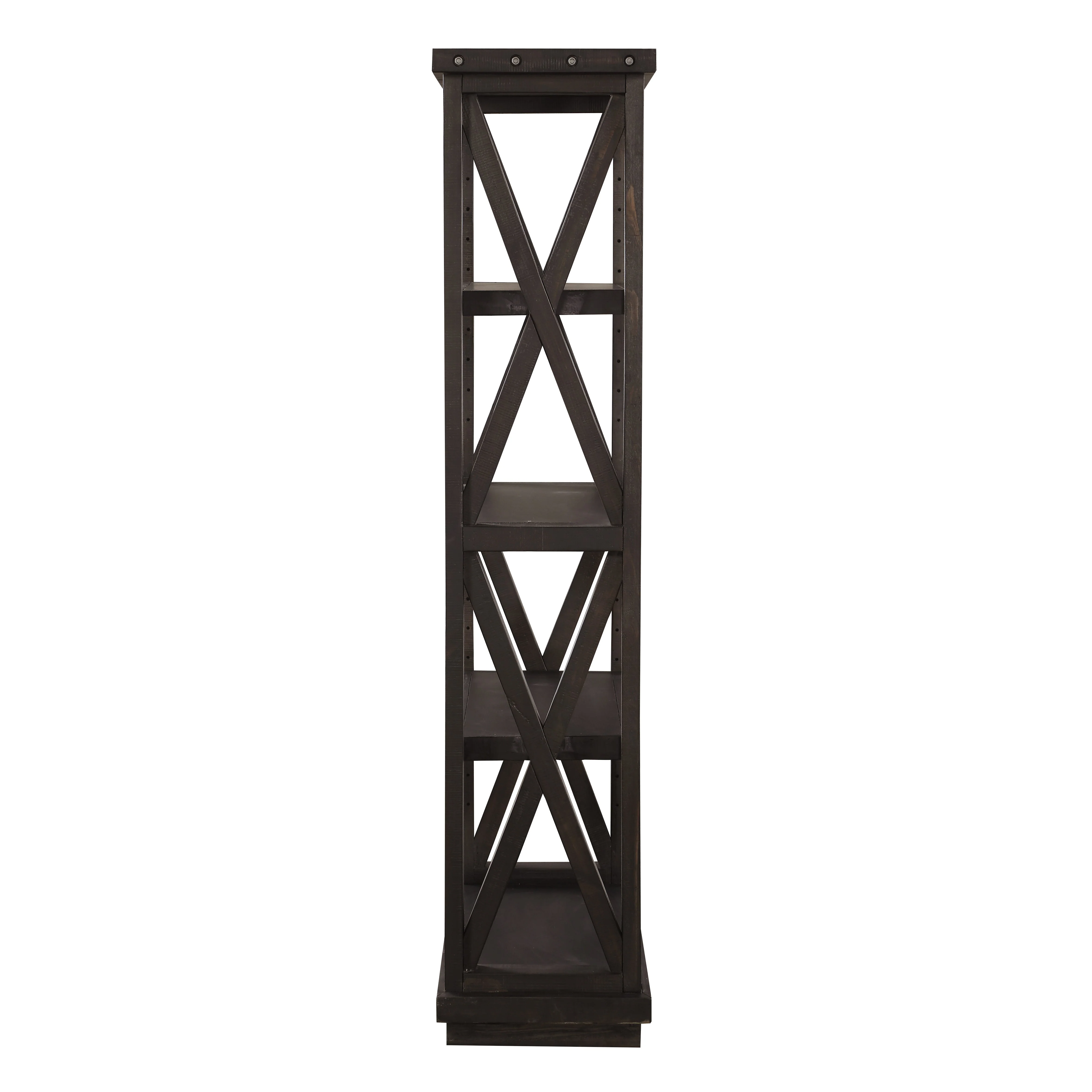 Yosemite Solid Wood Bookcase in Cafe - Image 5