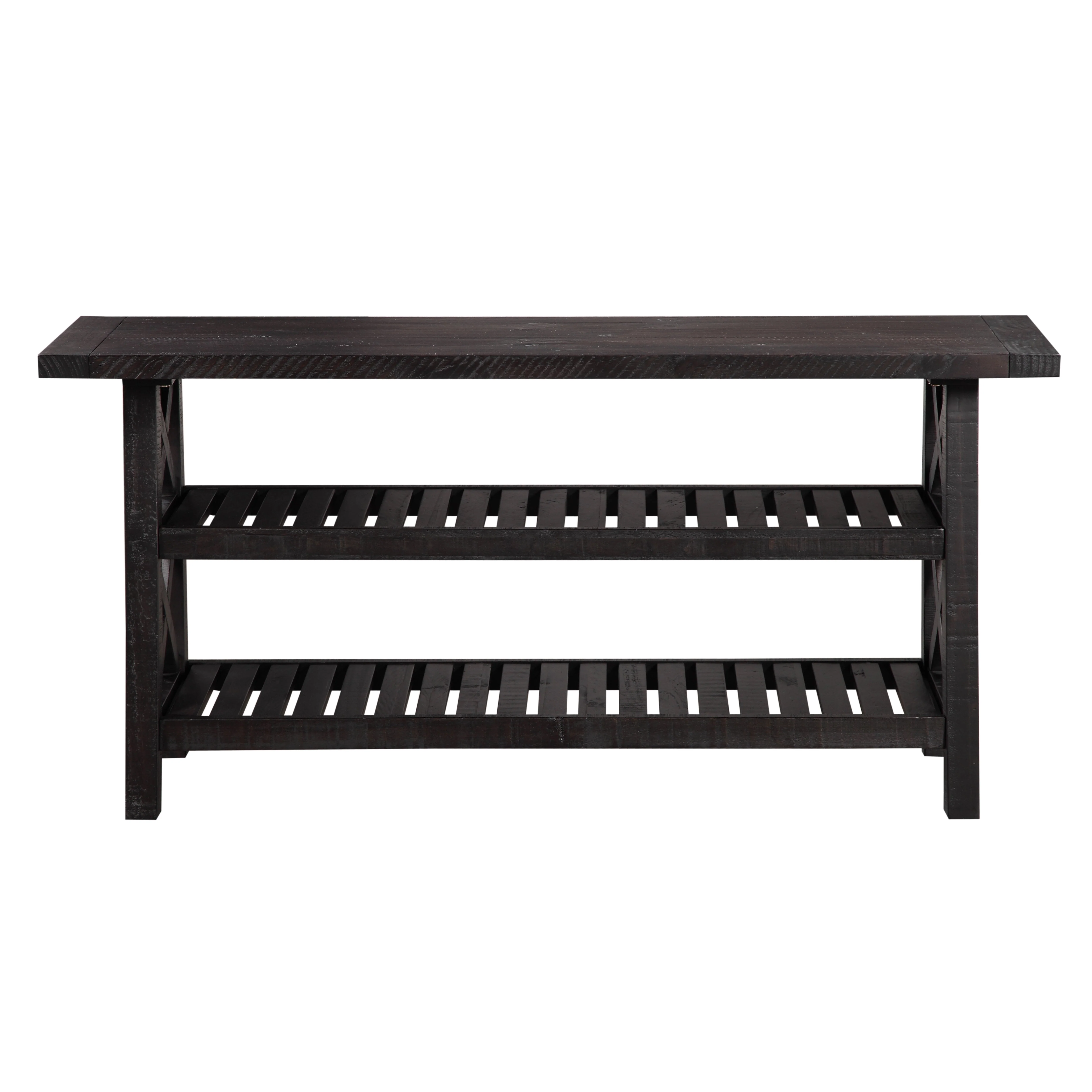 Yosemite Solid Wood Console Table in Cafe - Image 3