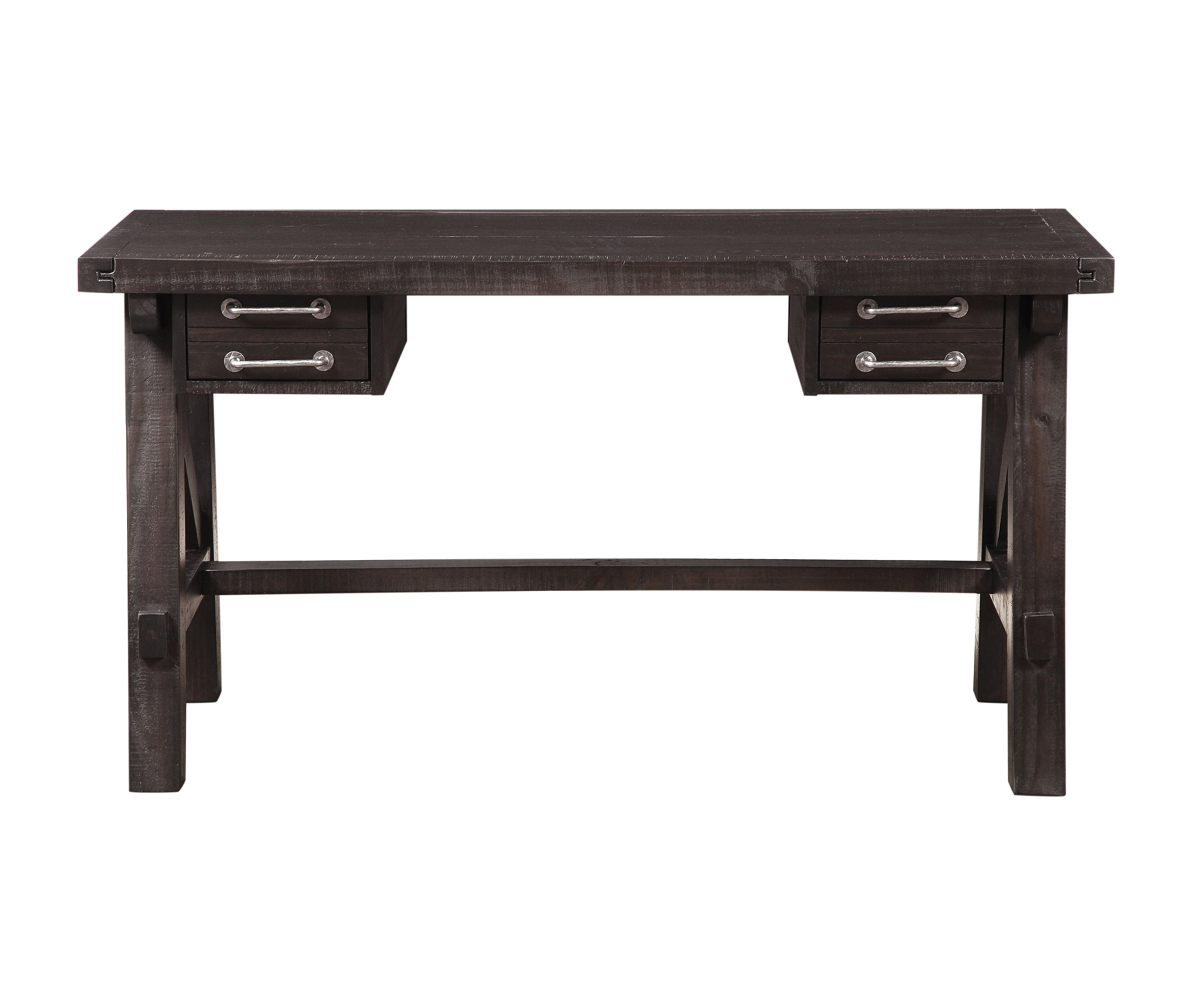 Yosemite Solid Wood Desk in Cafe - Image 5