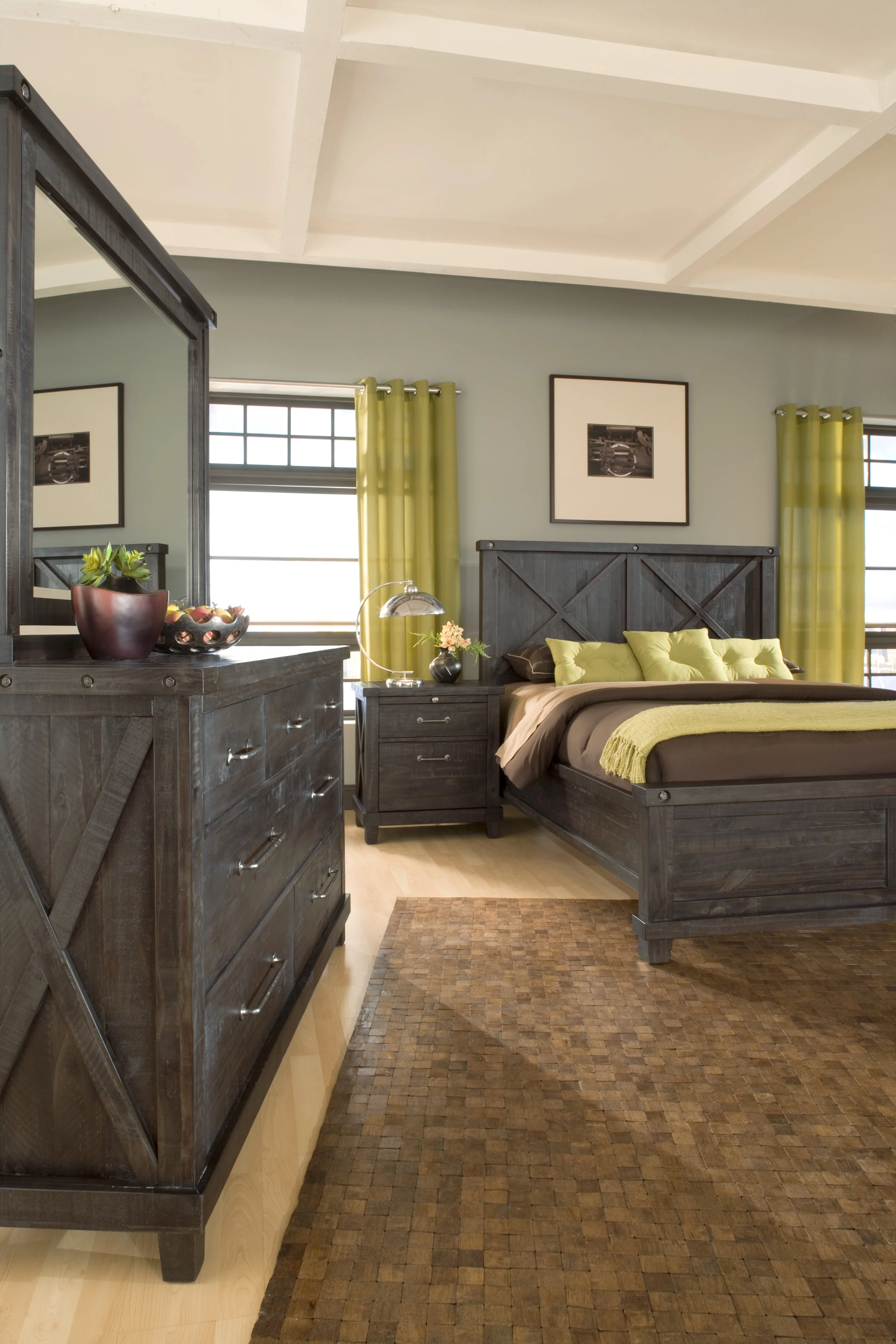 Yosemite Solid Wood Nightstand in Cafe - Image 4