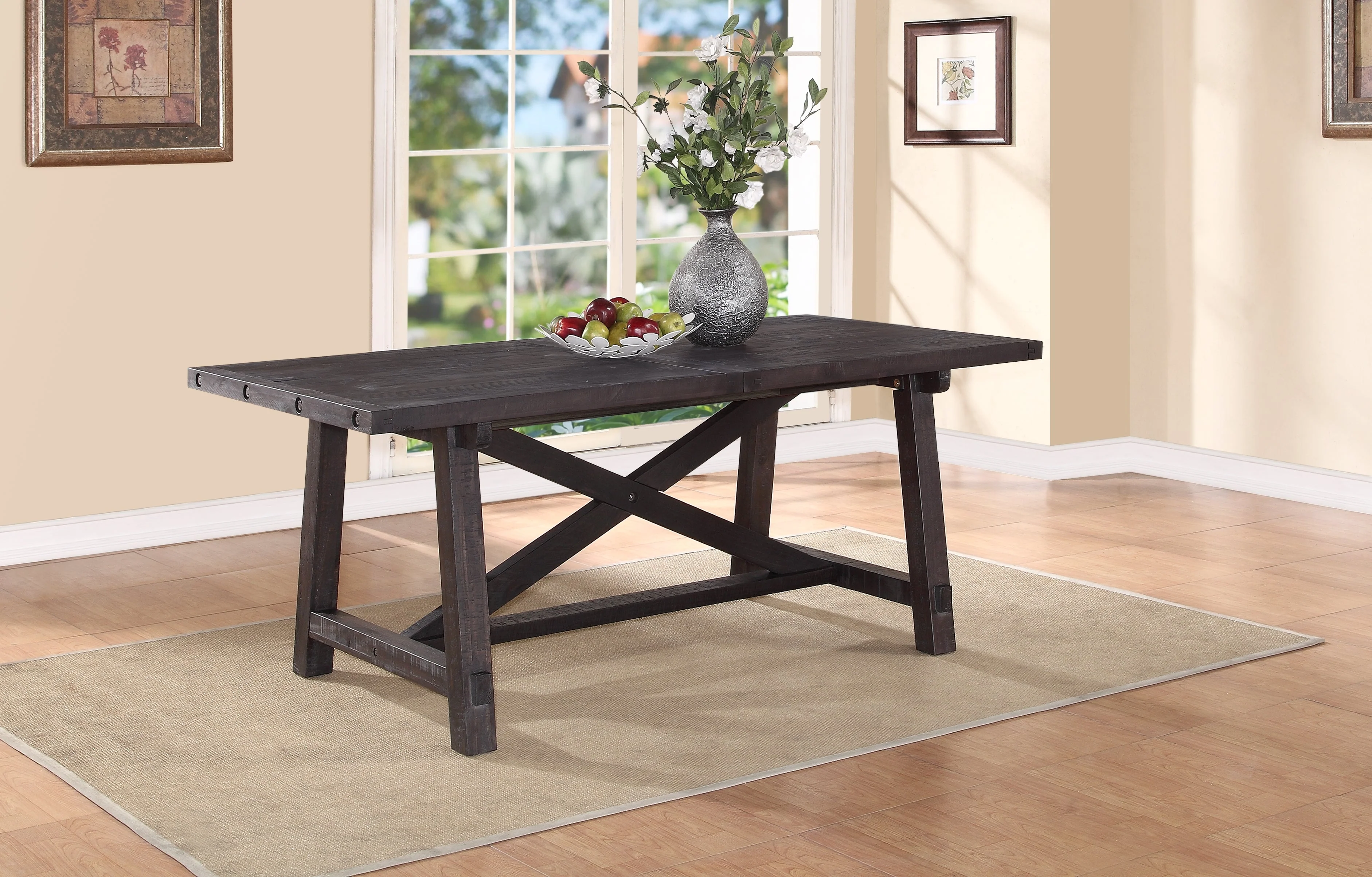 Yosemite Solid Wood Rectangular Extension Table - Image 2