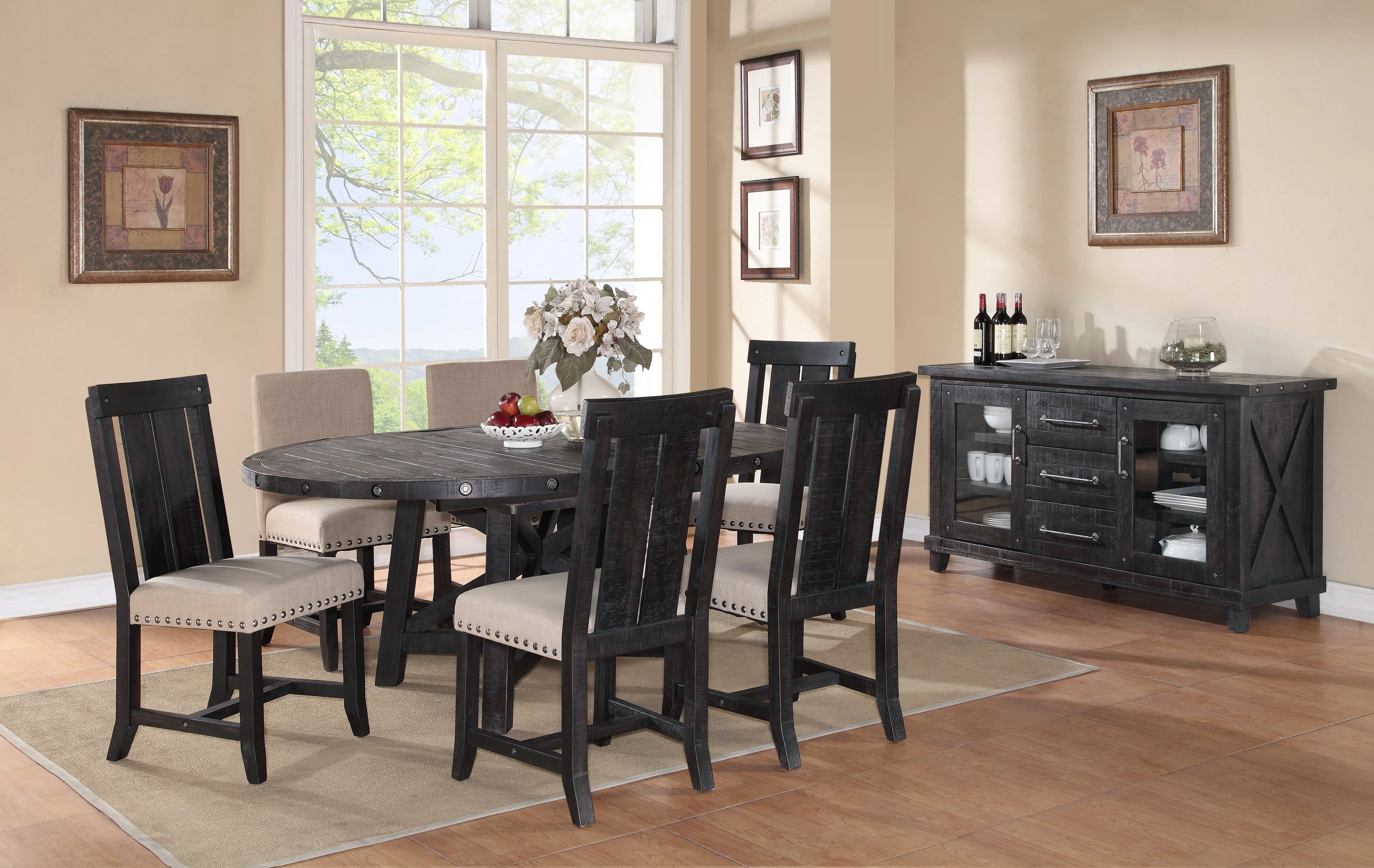 Yosemite Solid Wood Round Extension Table - Image 7