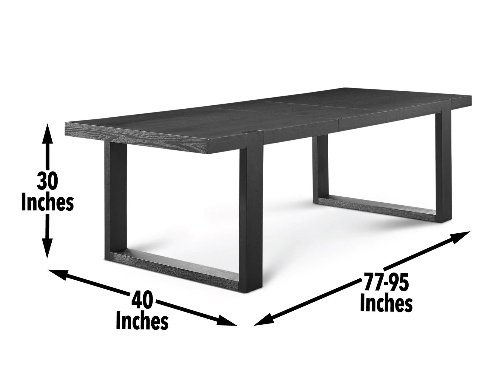 Yves Charcoal/White Dining Room Set - Image 9