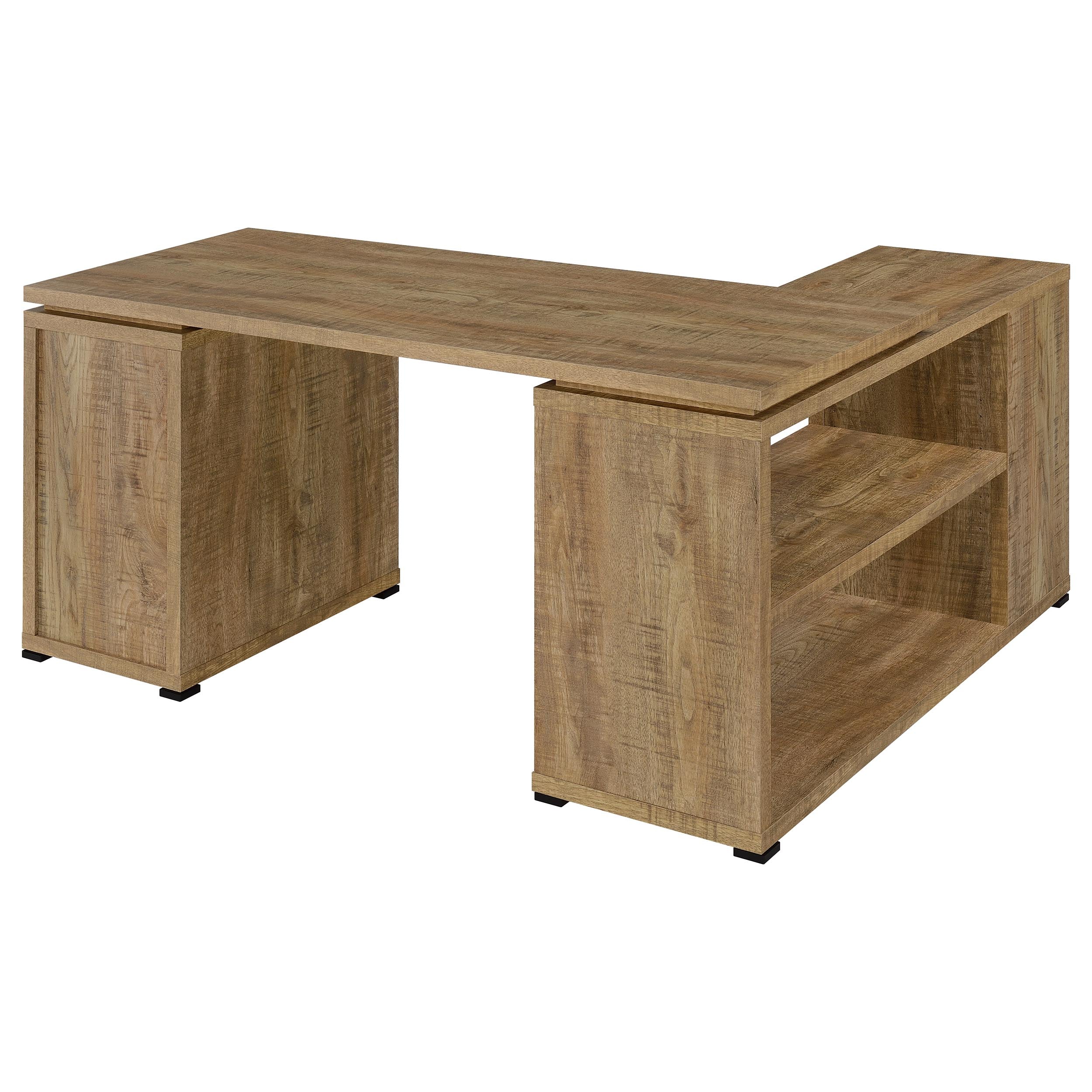 Yvette Mango 60-inch 3-drawer L-Shape Computer Desk - Image 7