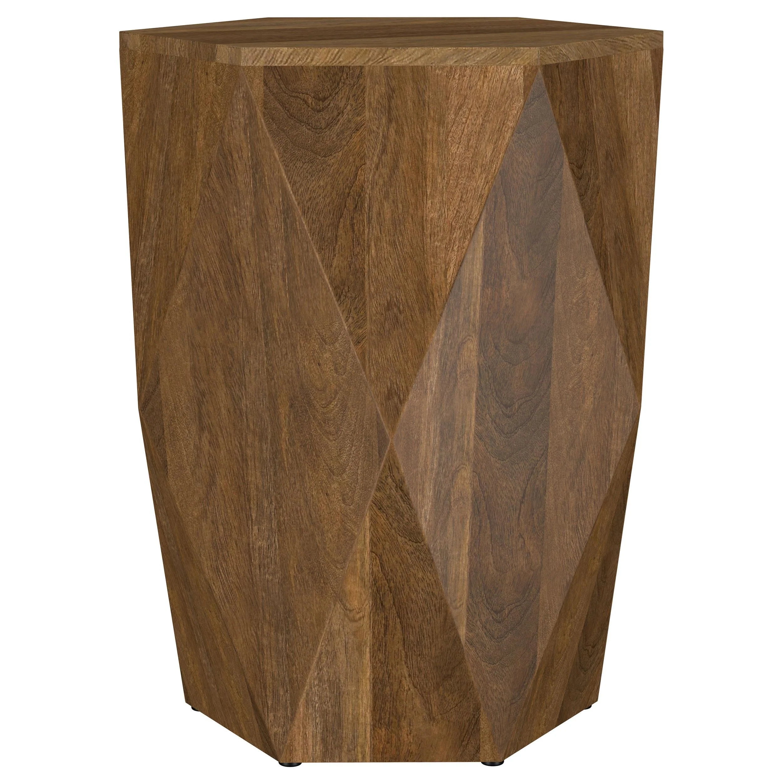 Zalika Natural 2-Piece Solid Wood Coffee and End Table Set - Image 3