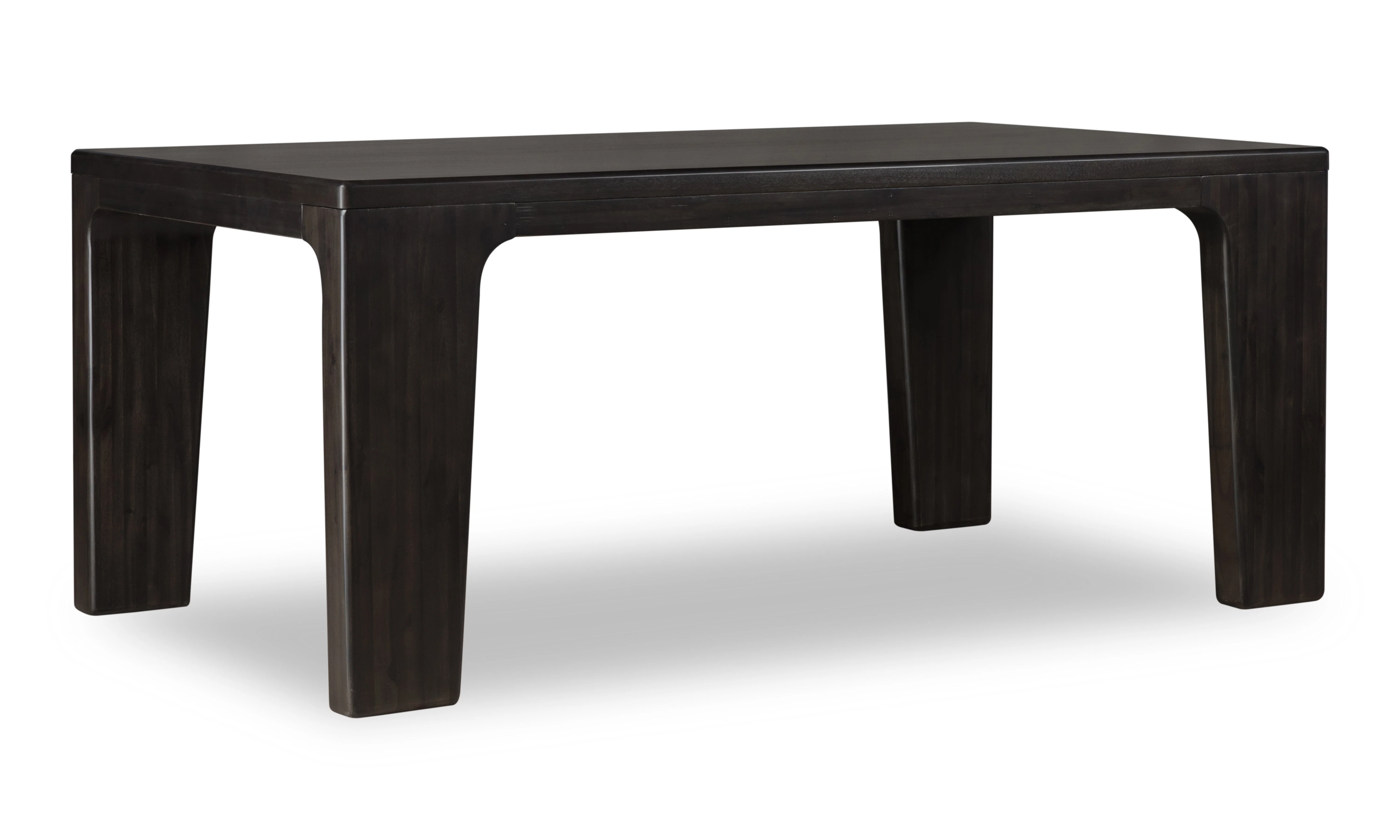 Zamba Rectangular Acacia Wood Dining Table in Jaguar - Image 2