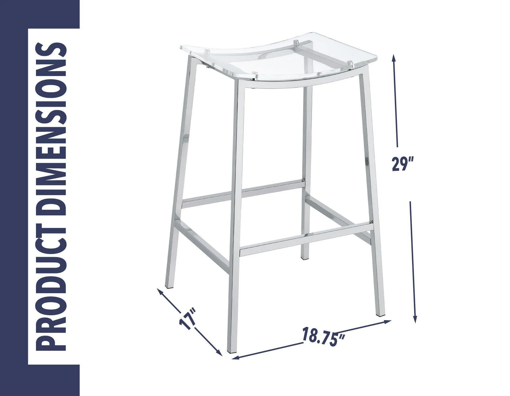 Zena 30″ Backless Bar Stool - Image 11