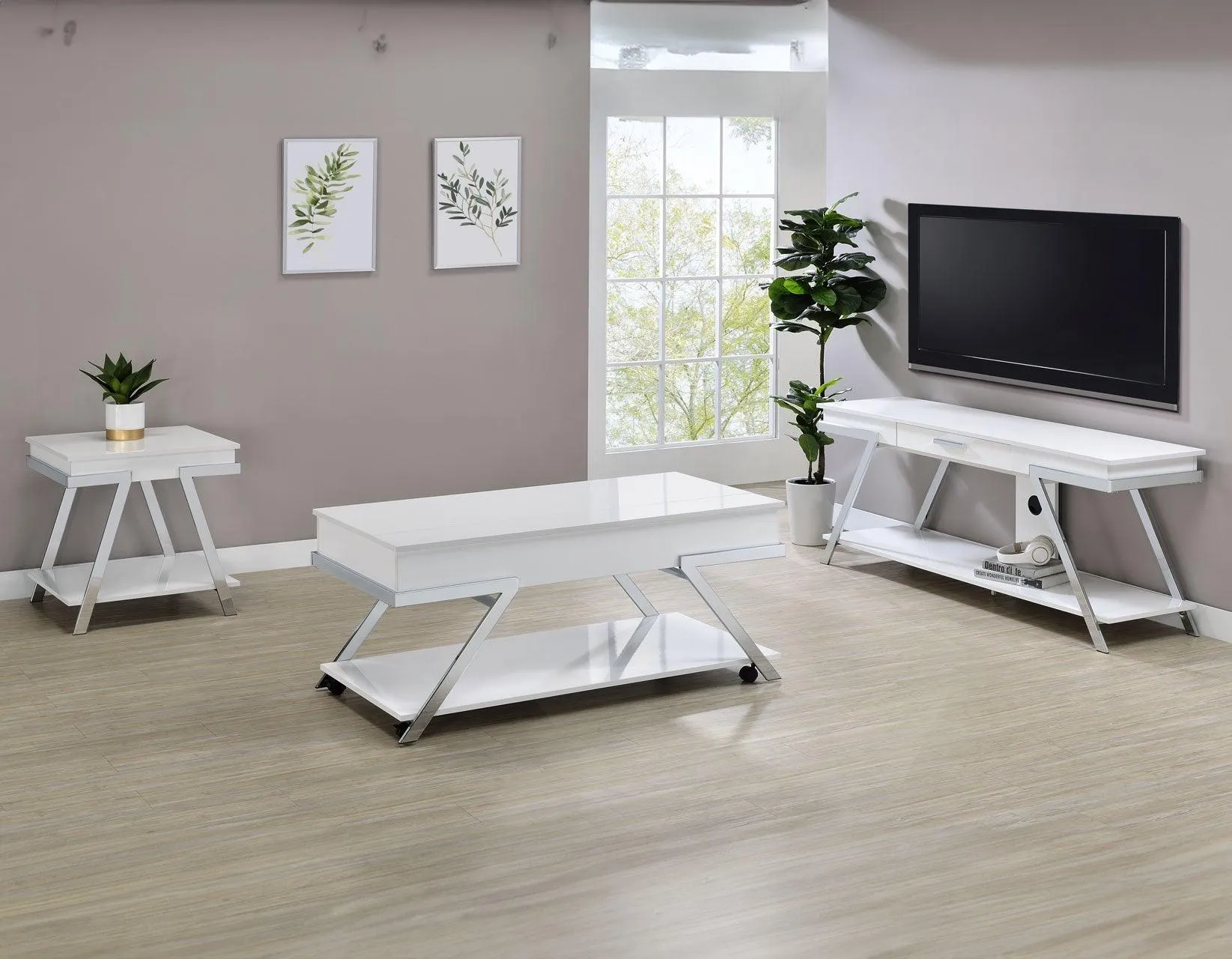Zena Lift-Top Cocktail Table with Casters - Image 13