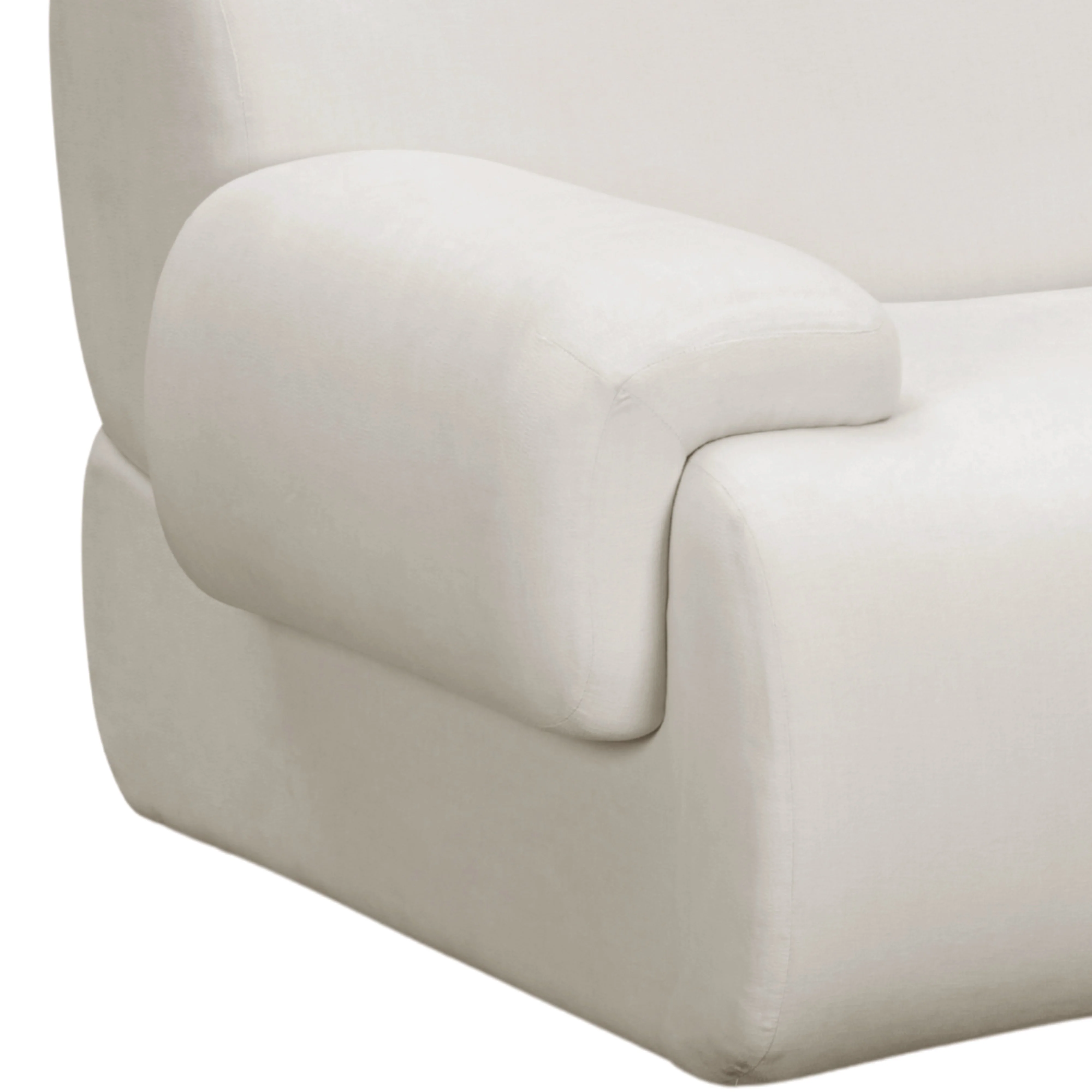 Zenith 116.5" Contract-Grade Upcycled Fabric Modular Sofa - Image 7