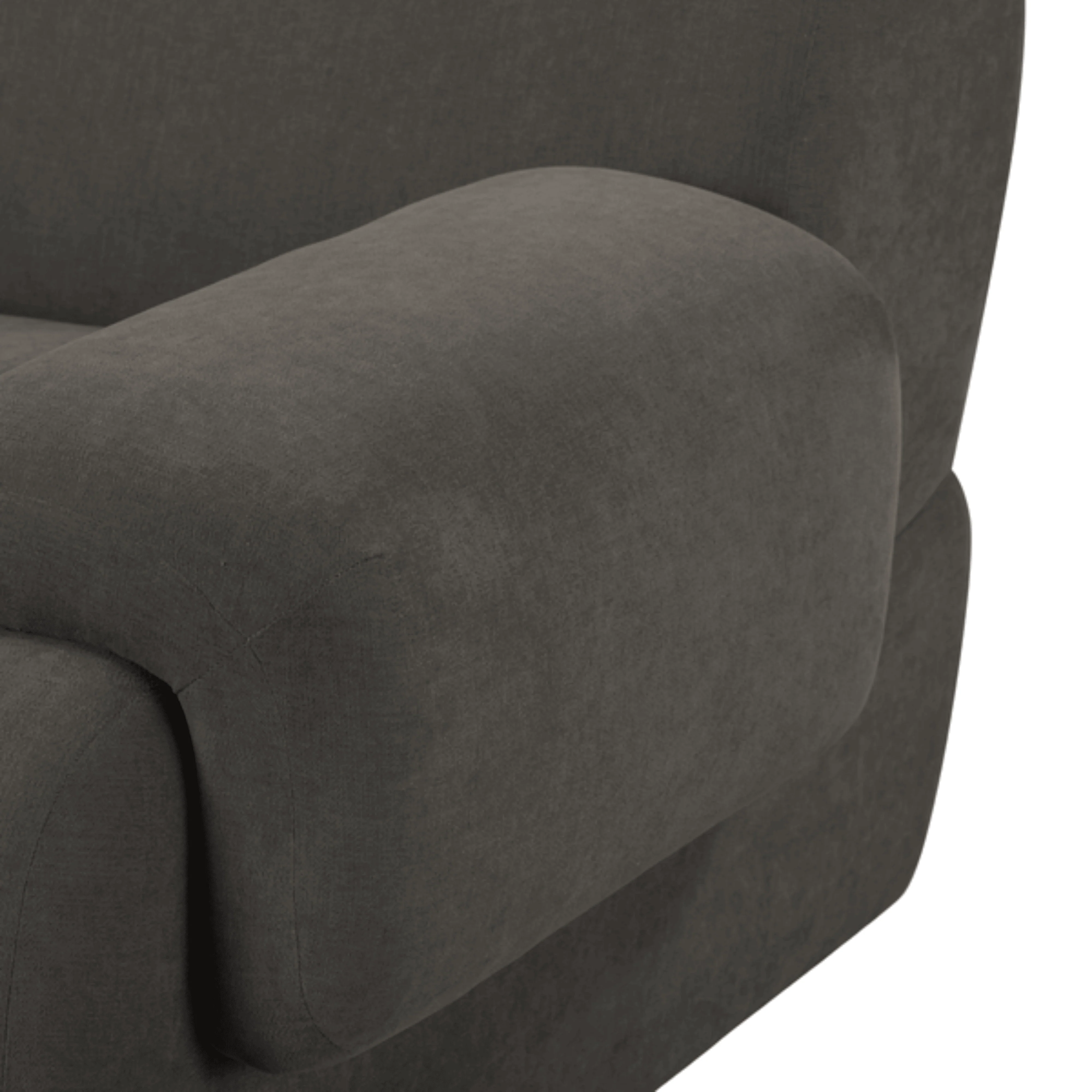 Zenith 80" Contract-Grade Upcycled Fabric Modular Loveseat - Image 15