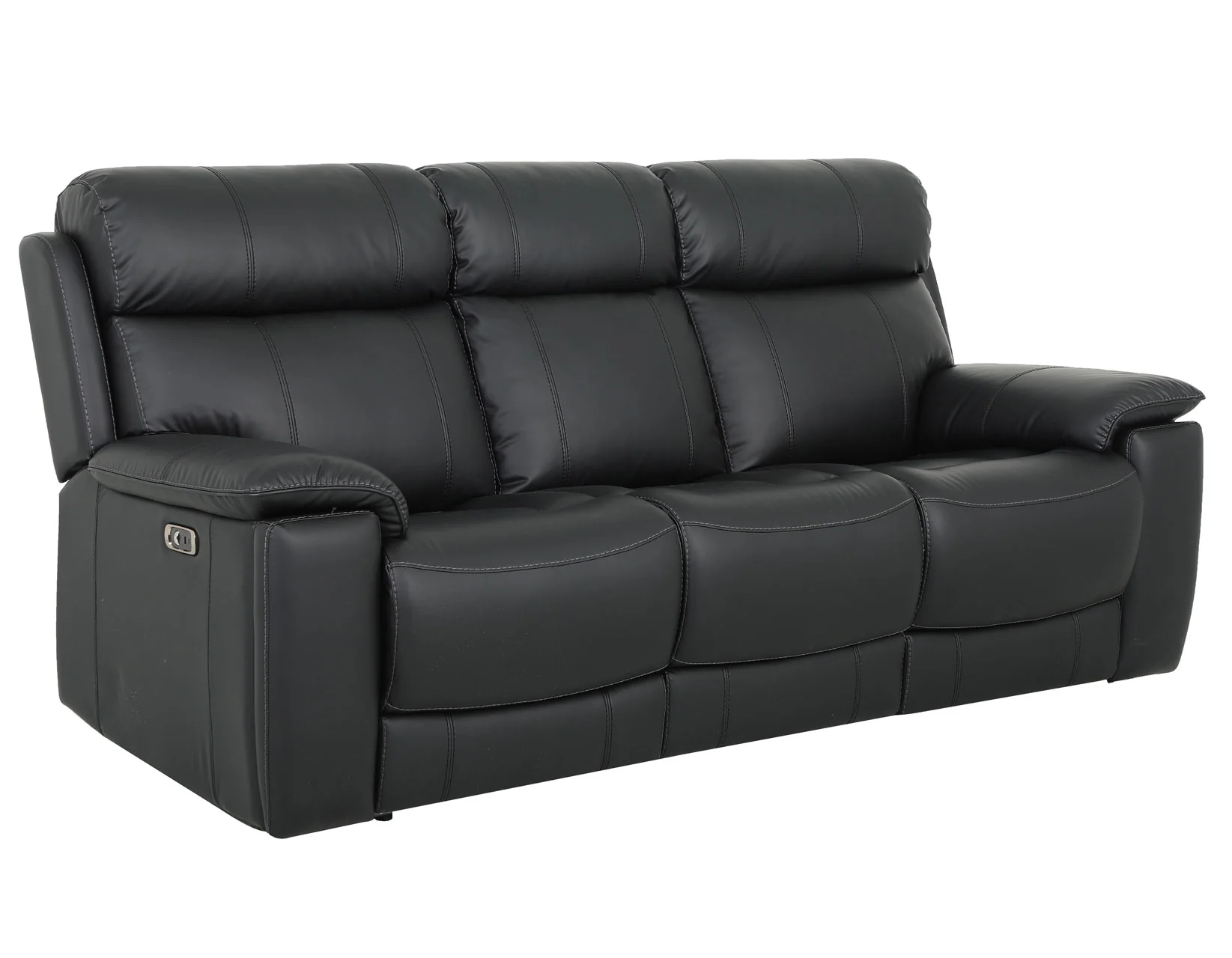 Zenith Black Home Theater With Built-In Speakers Power Reclining Living Room Set - Image 10