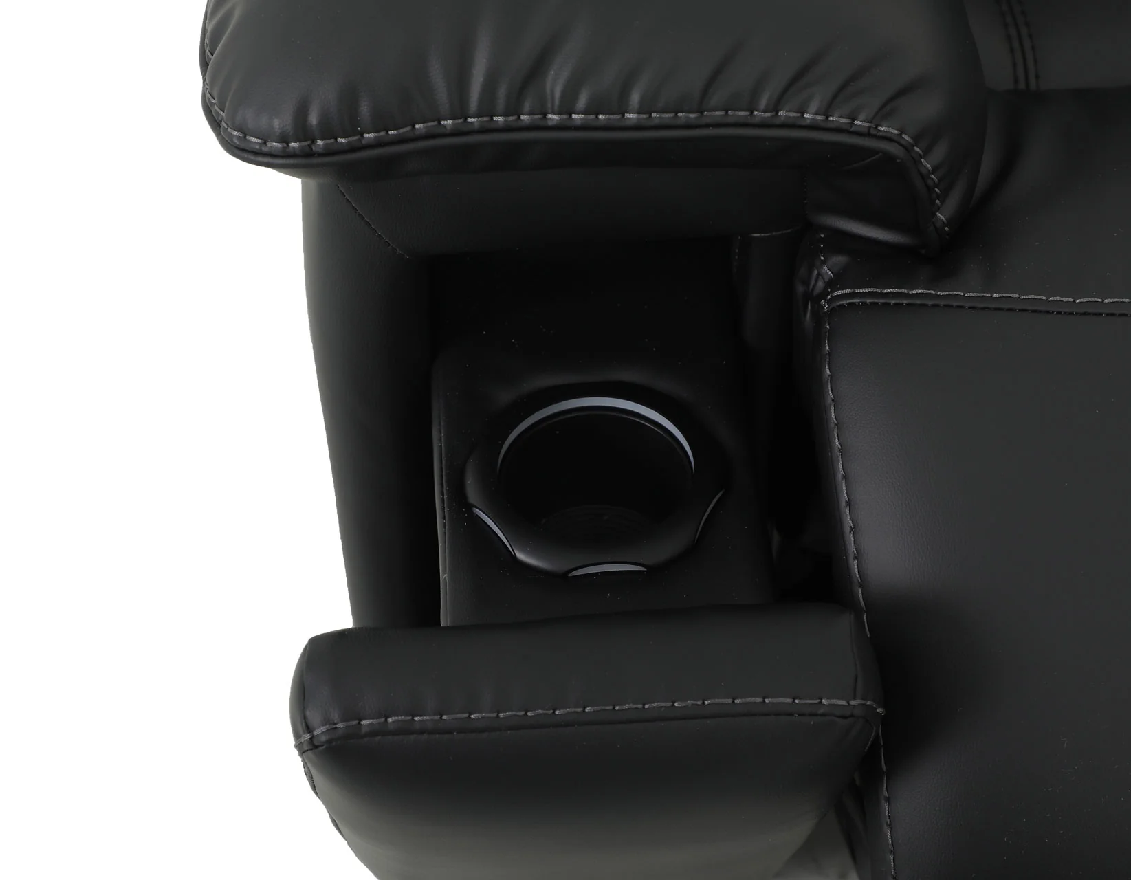 Zenith Black Home Theater With Built-In Speakers Power Reclining Living Room Set - Image 17