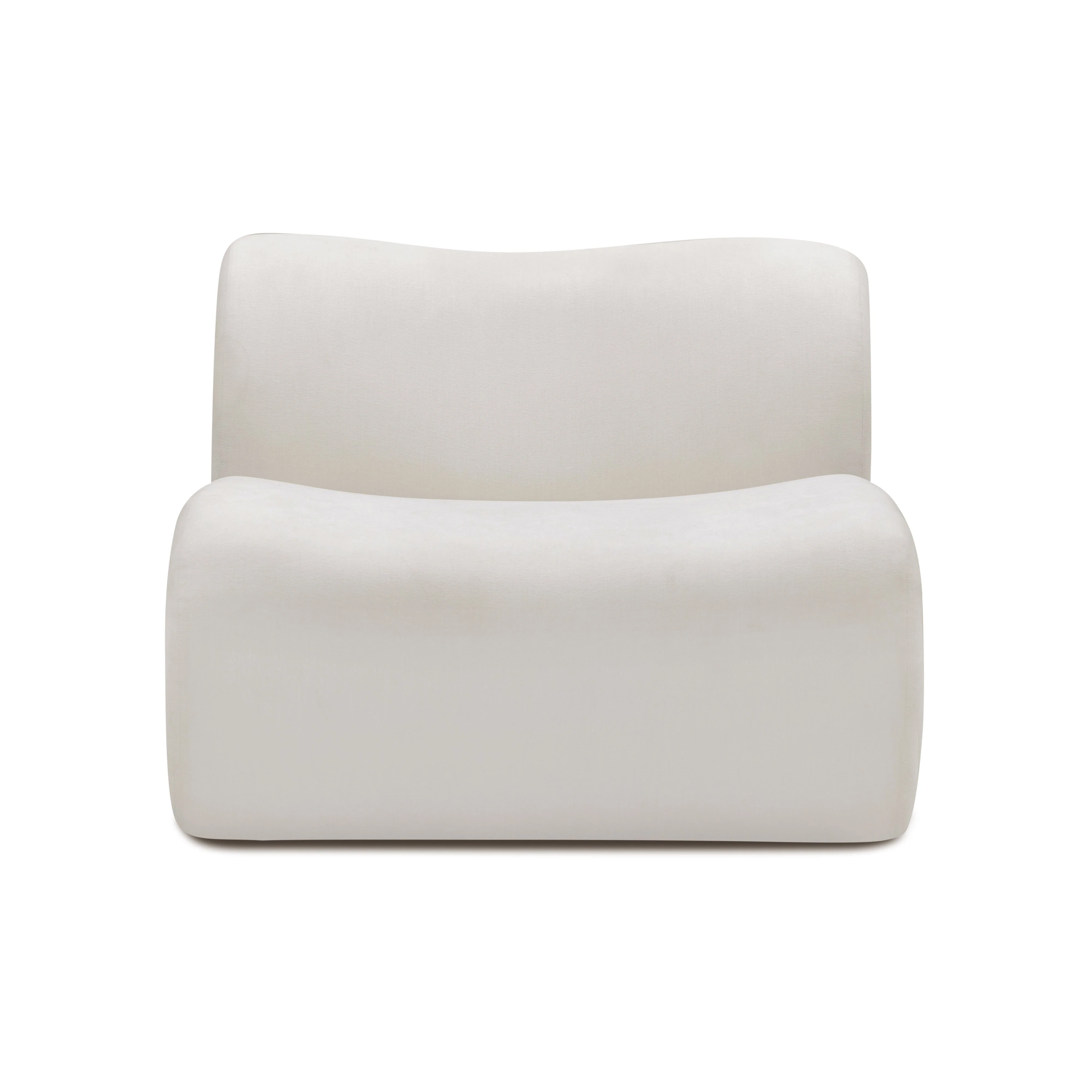 Zenith Contract-Grade Upcycled Fabric Armless Chair - Image 3