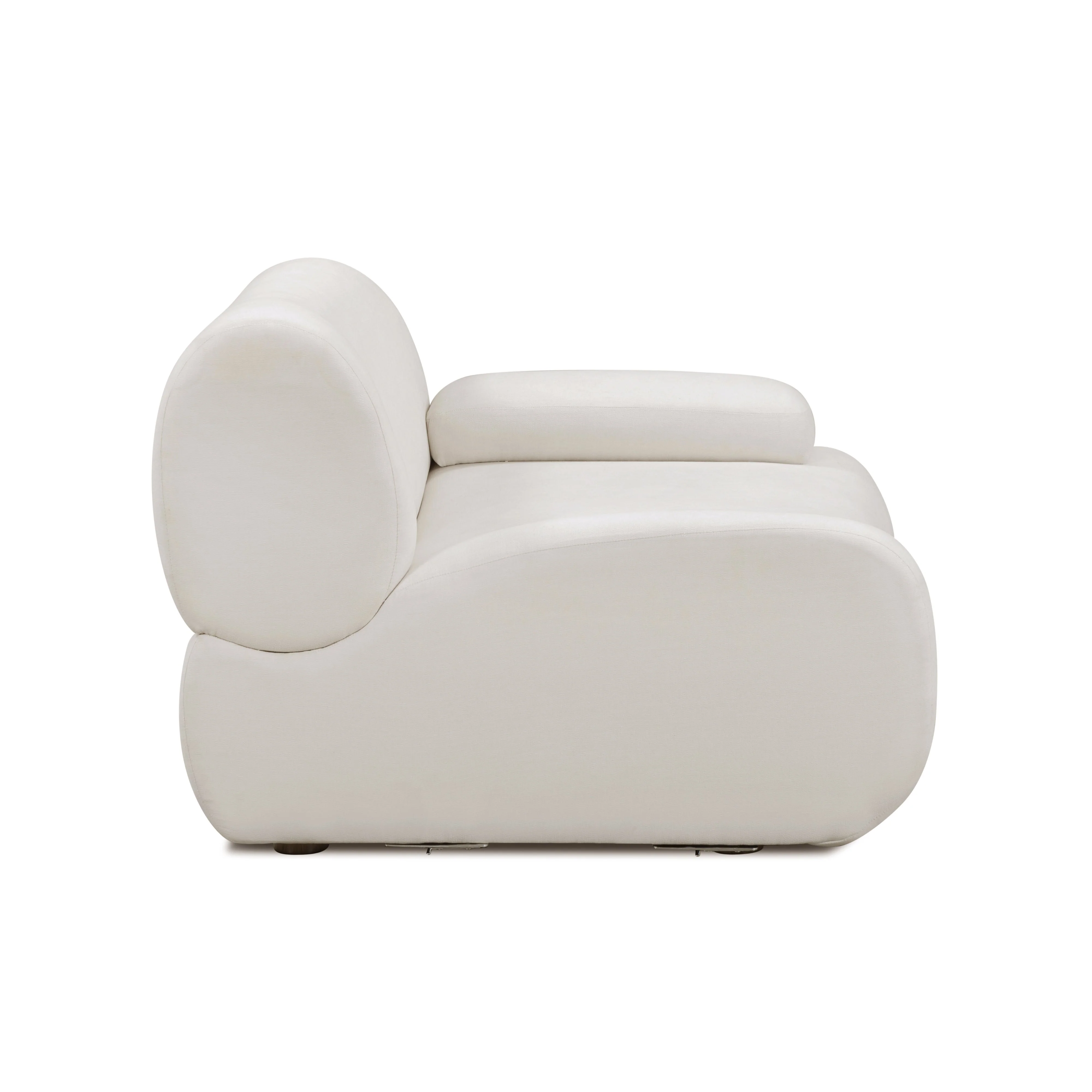 Zenith Contract-Grade Upcycled Fabric Corner Chair - Image 5