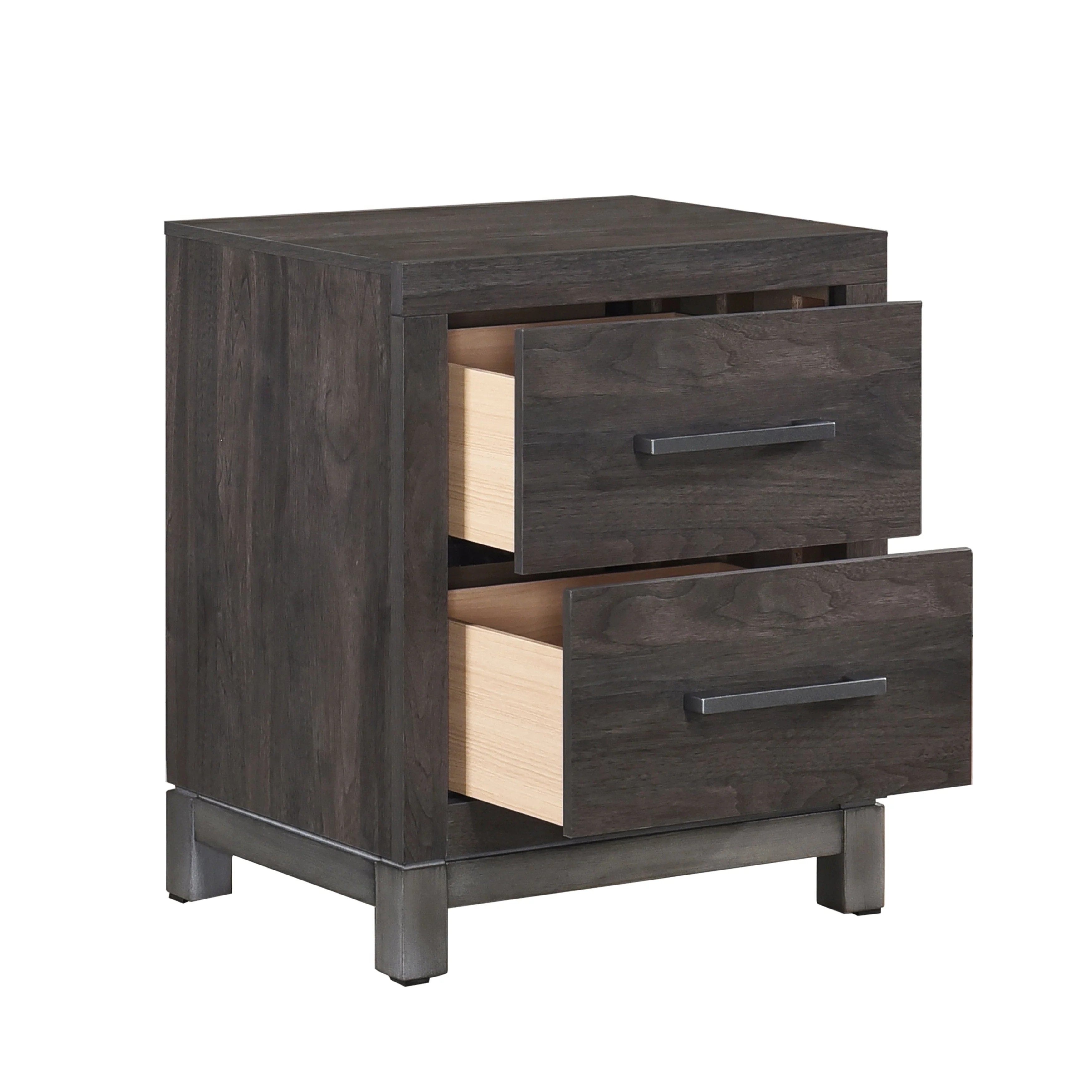 Zephyr Brownish Gray Nightstand - Image 2