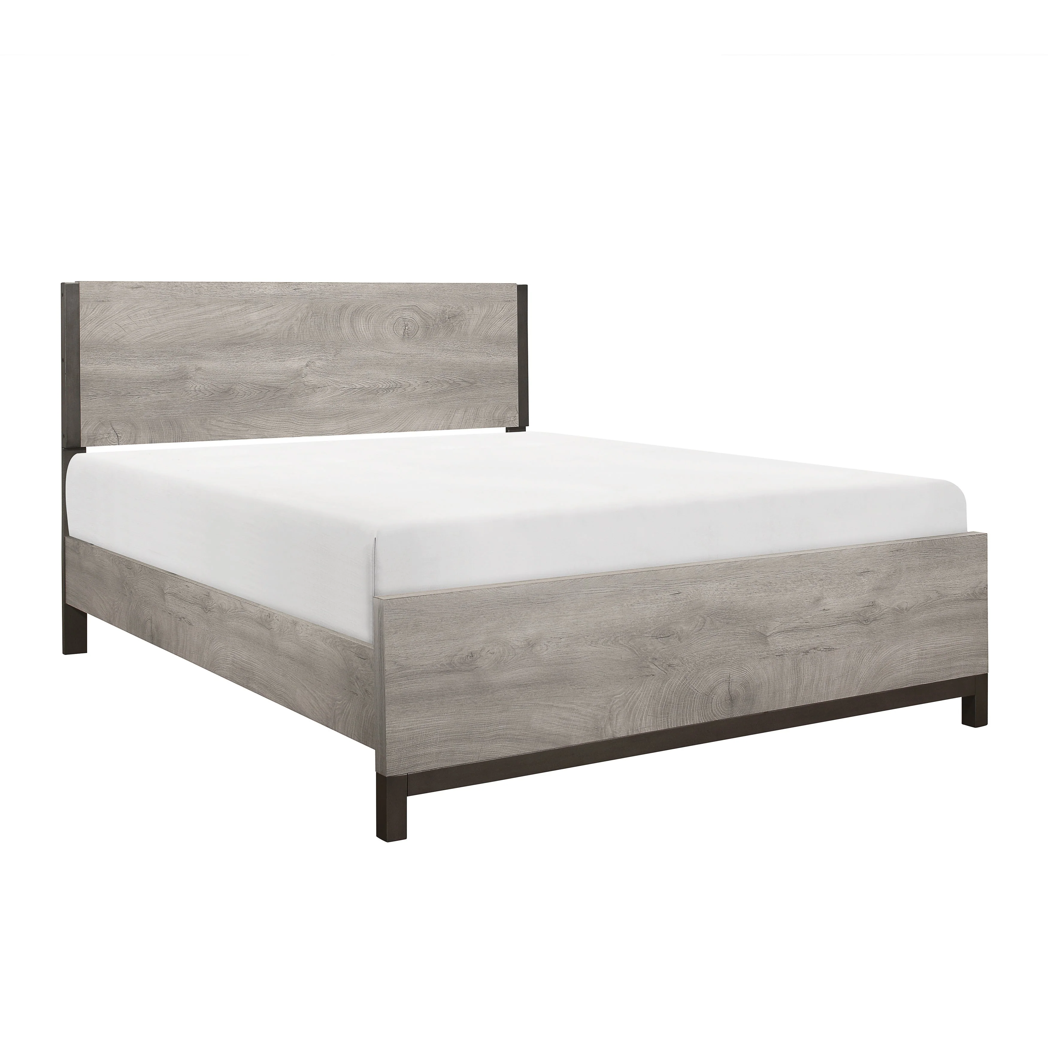 Zephyr Light Gray California King Bed with 2 Nightstands - Image 6