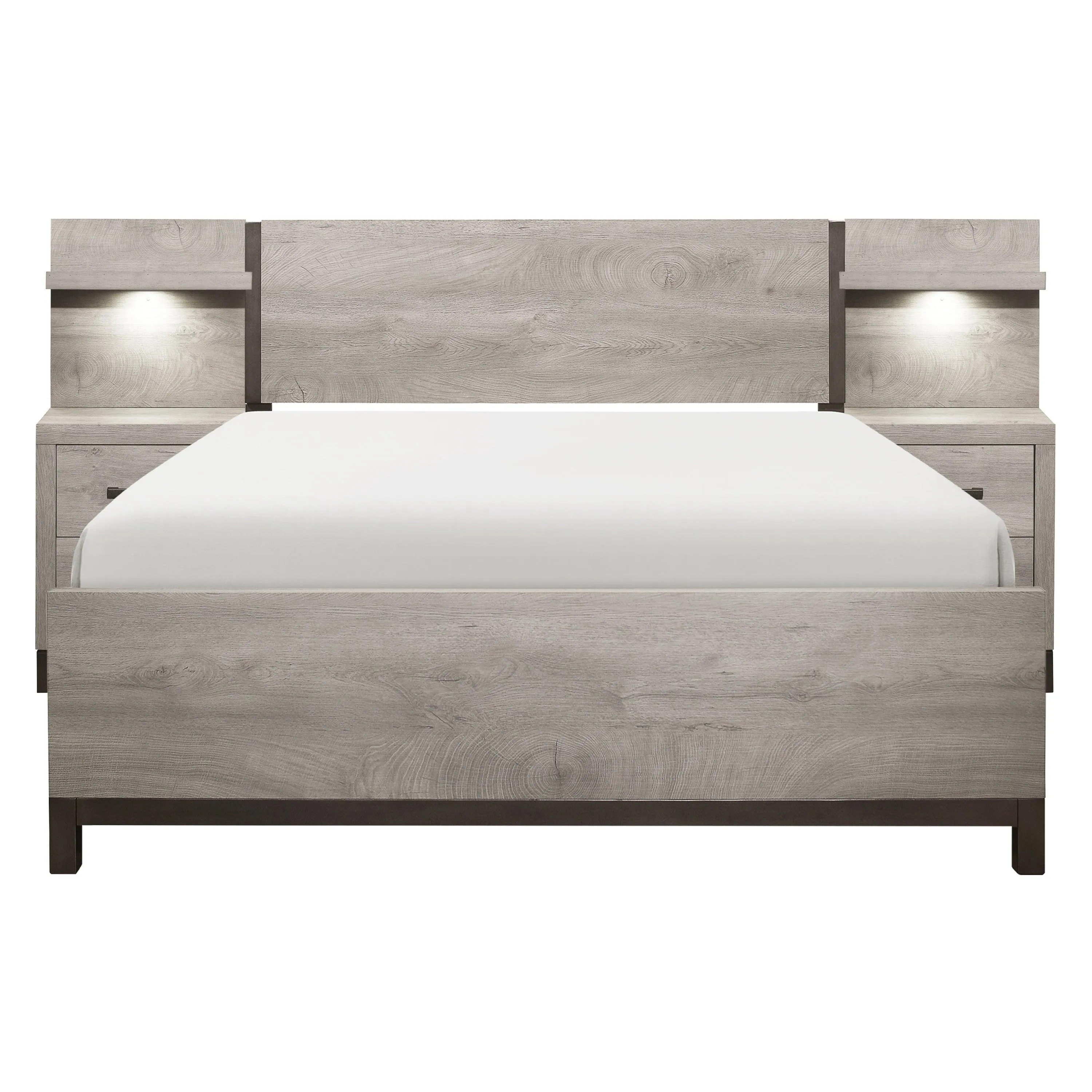 Zephyr Light Gray Full Wall Bed - Image 4