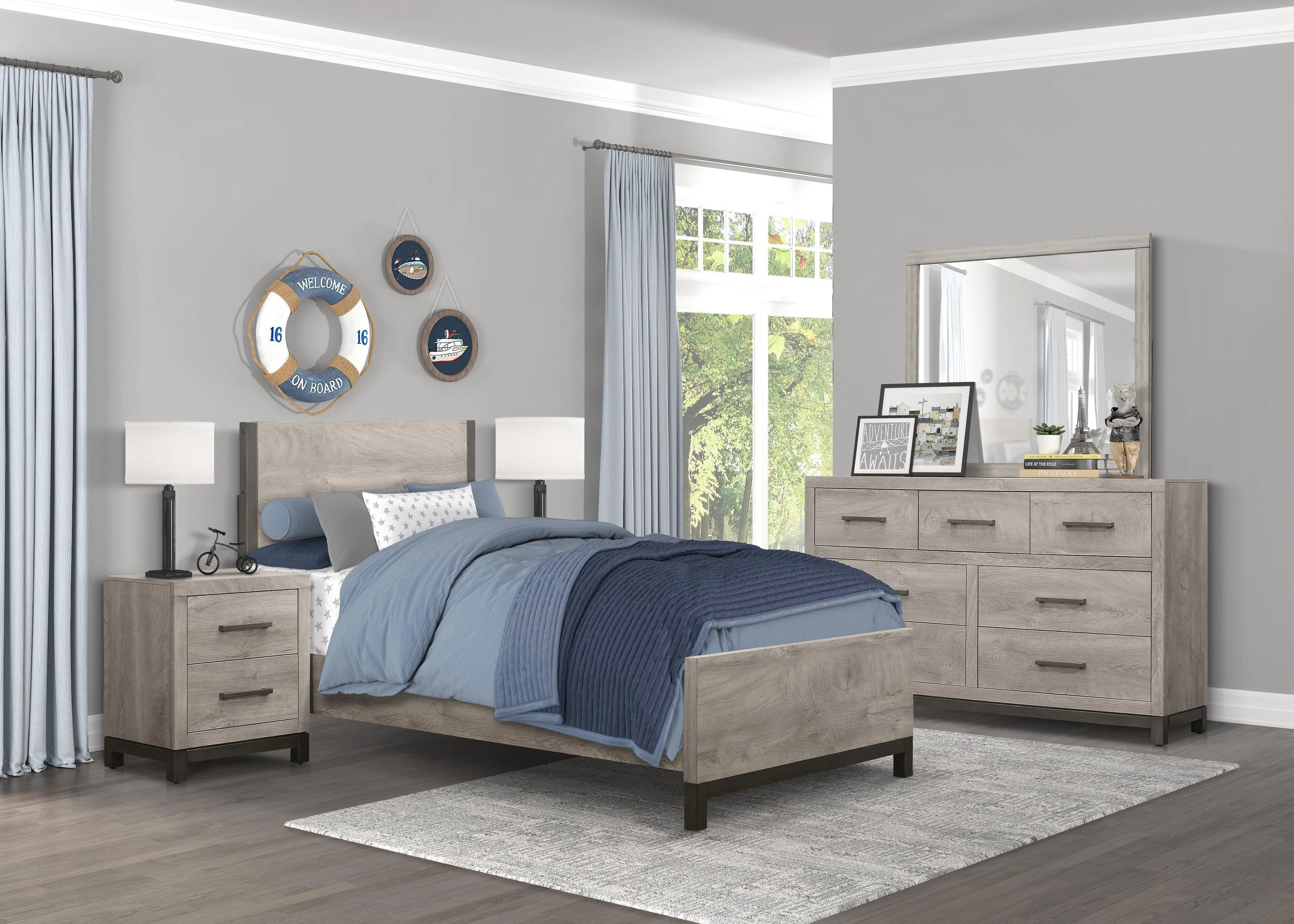 Zephyr Light Gray Mirror (Mirror Only) - Image 6