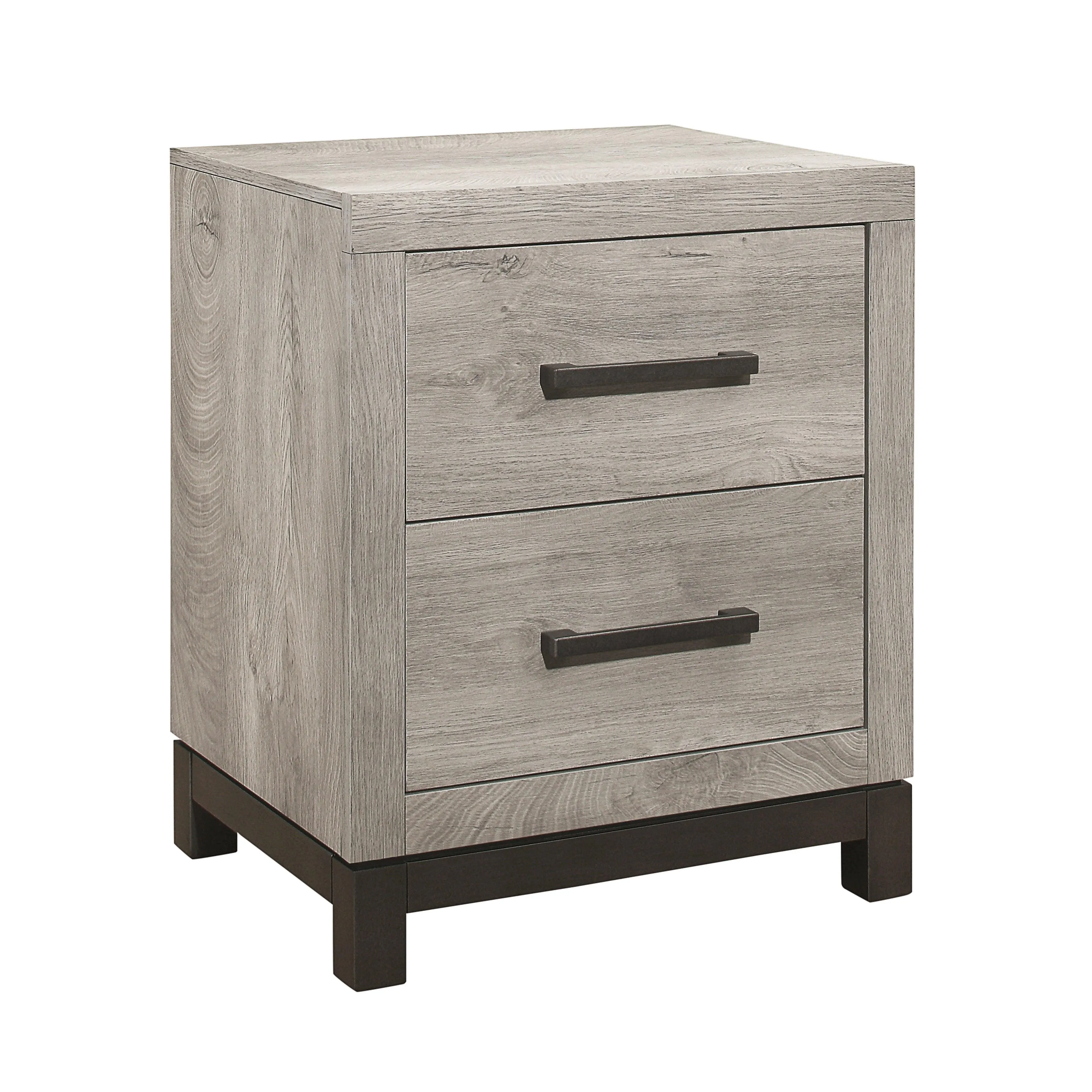Zephyr Light Gray Nightstand - Image 3