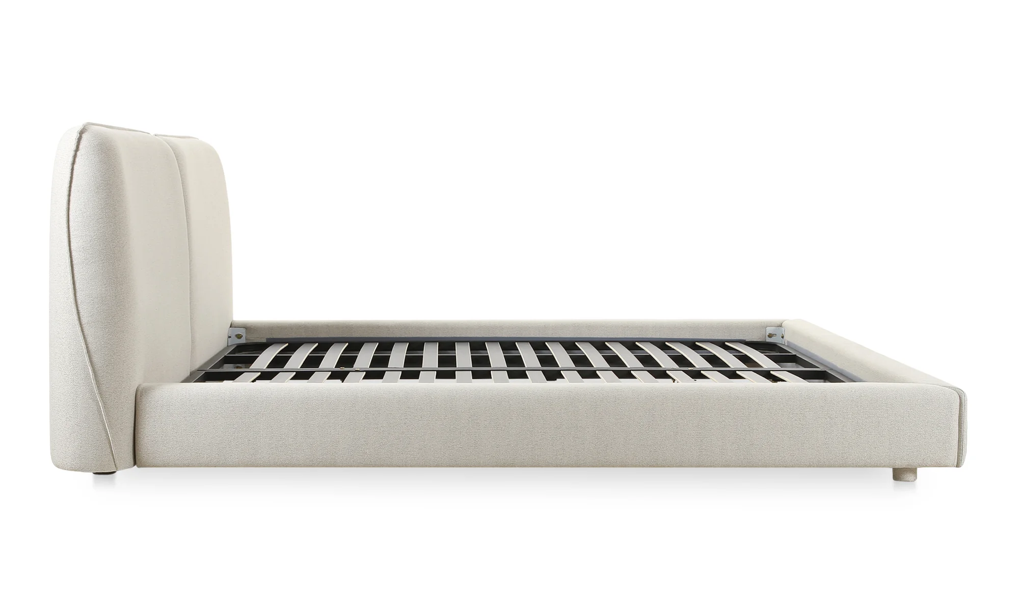 Zeppelin King Bed - Light Grey - Image 5