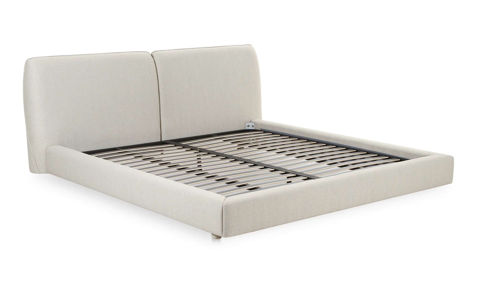 Zeppelin King Bed - Light Grey - Image 6