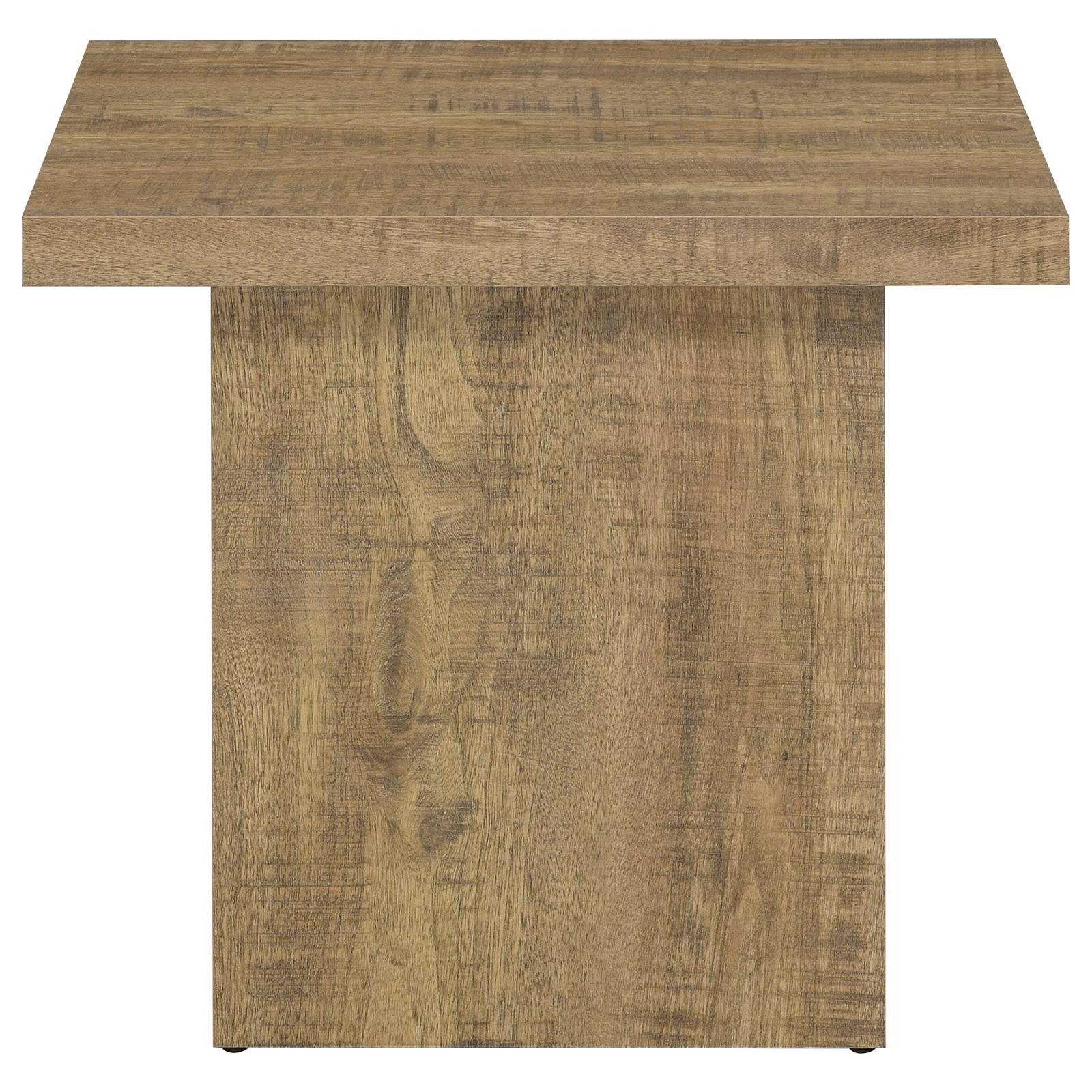 Zetta Mango Square Engineered Wood End Table - Image 2