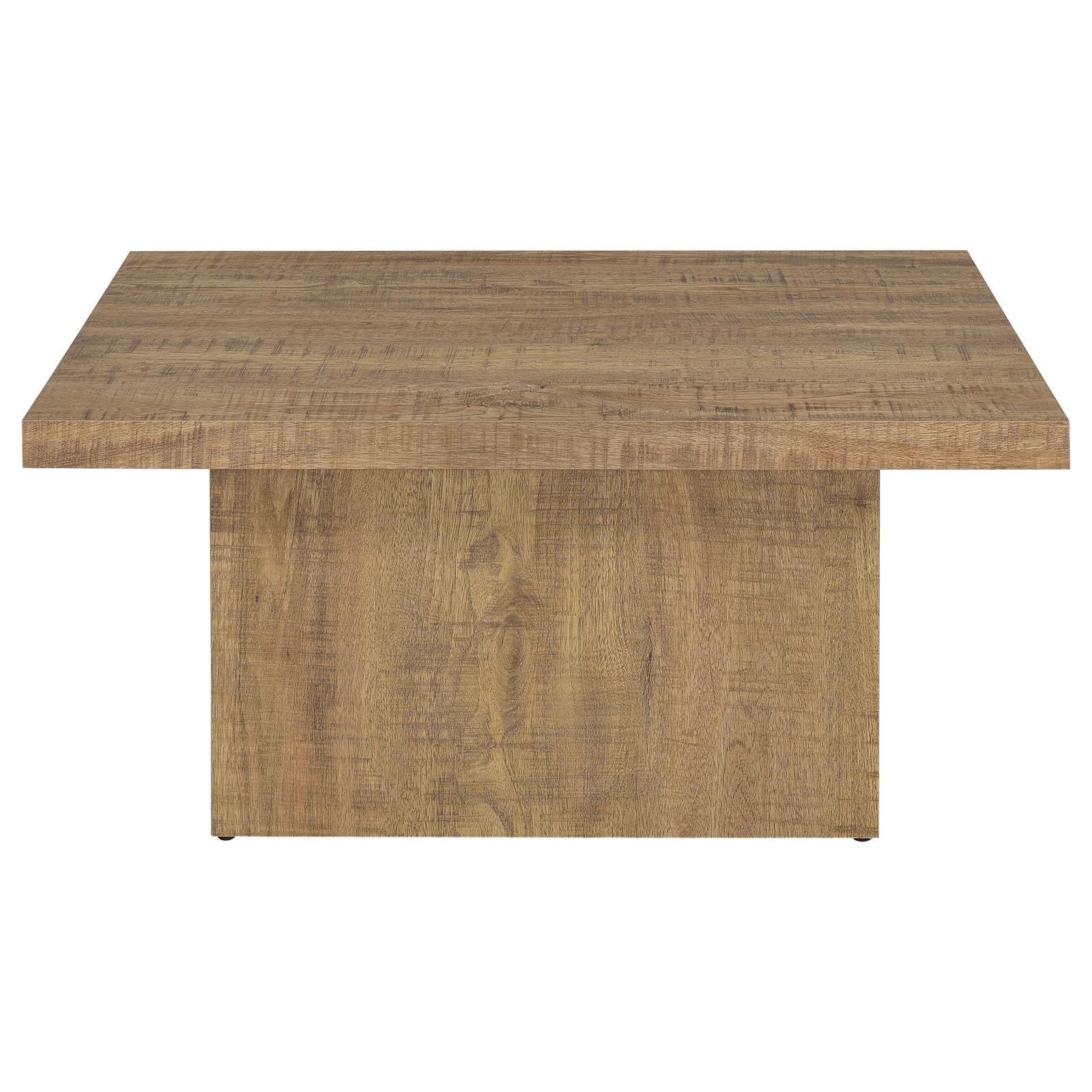 Zetta Square Engineered Wood Coffee Table Mango - Image 2