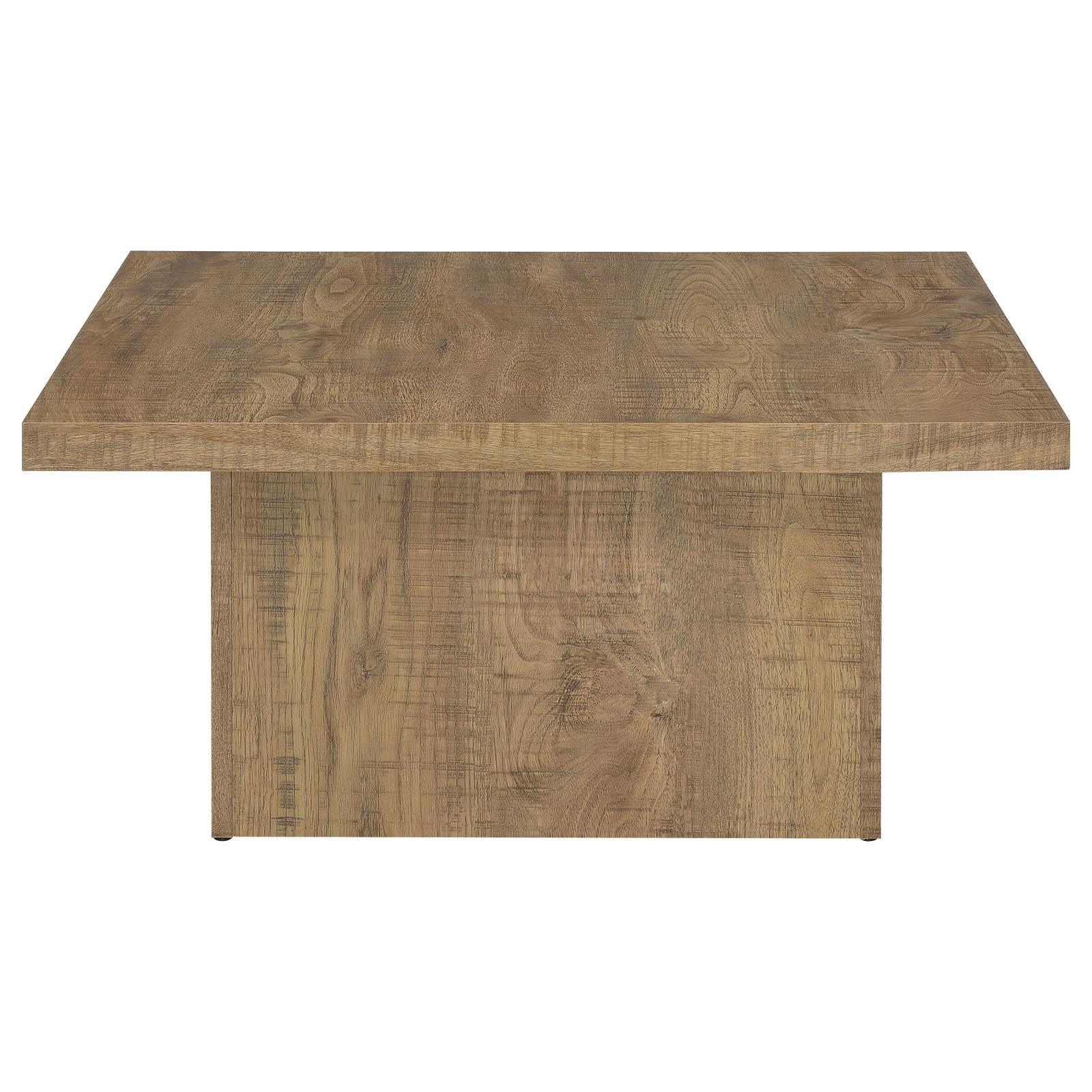 Zetta Square Engineered Wood Coffee Table Mango - Image 4