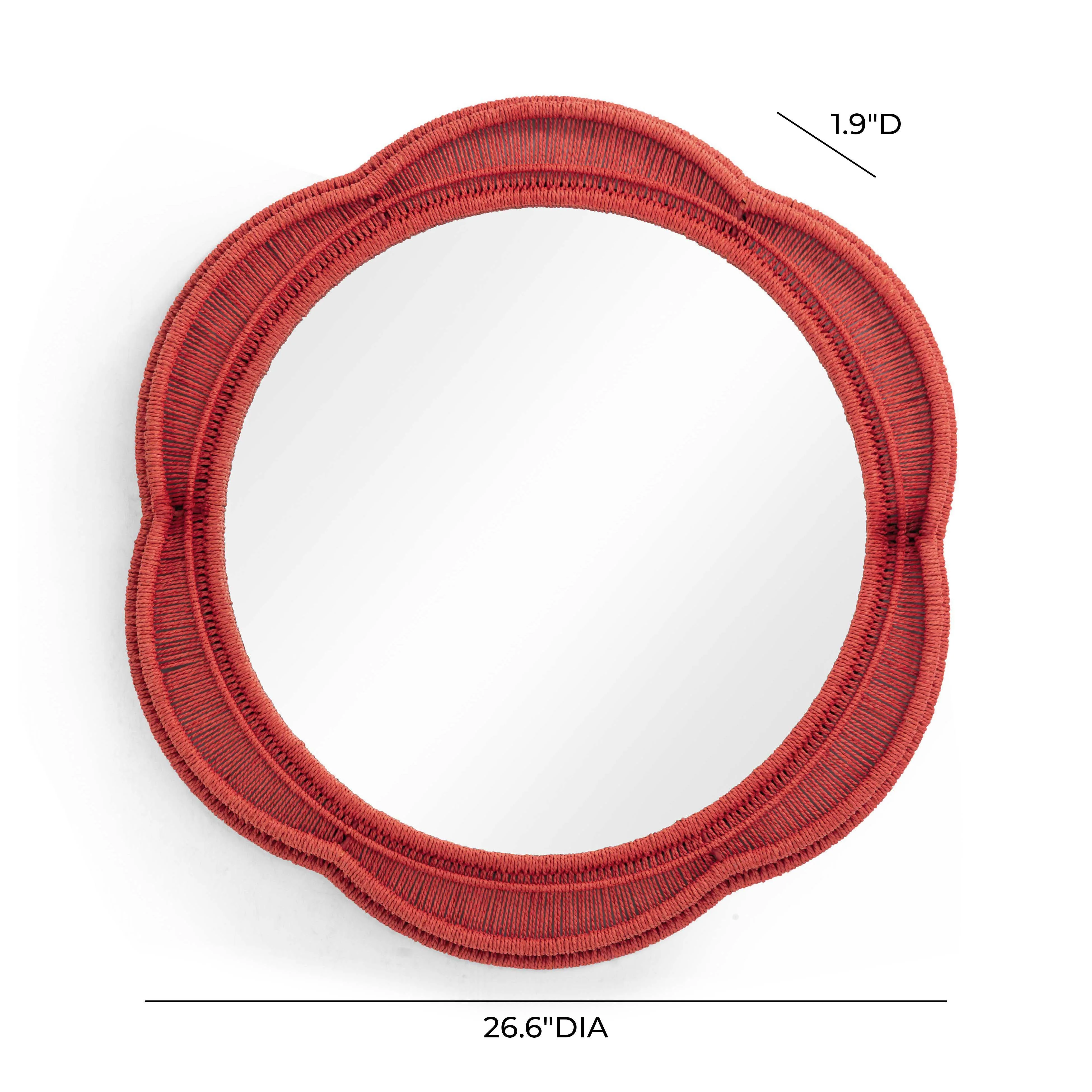 Zeva Round Wall Mirror - Image 12