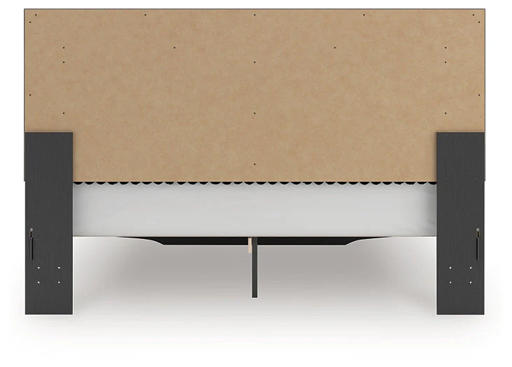 Zuraleus Black King Upholstered Panel Storage Bed - Image 7
