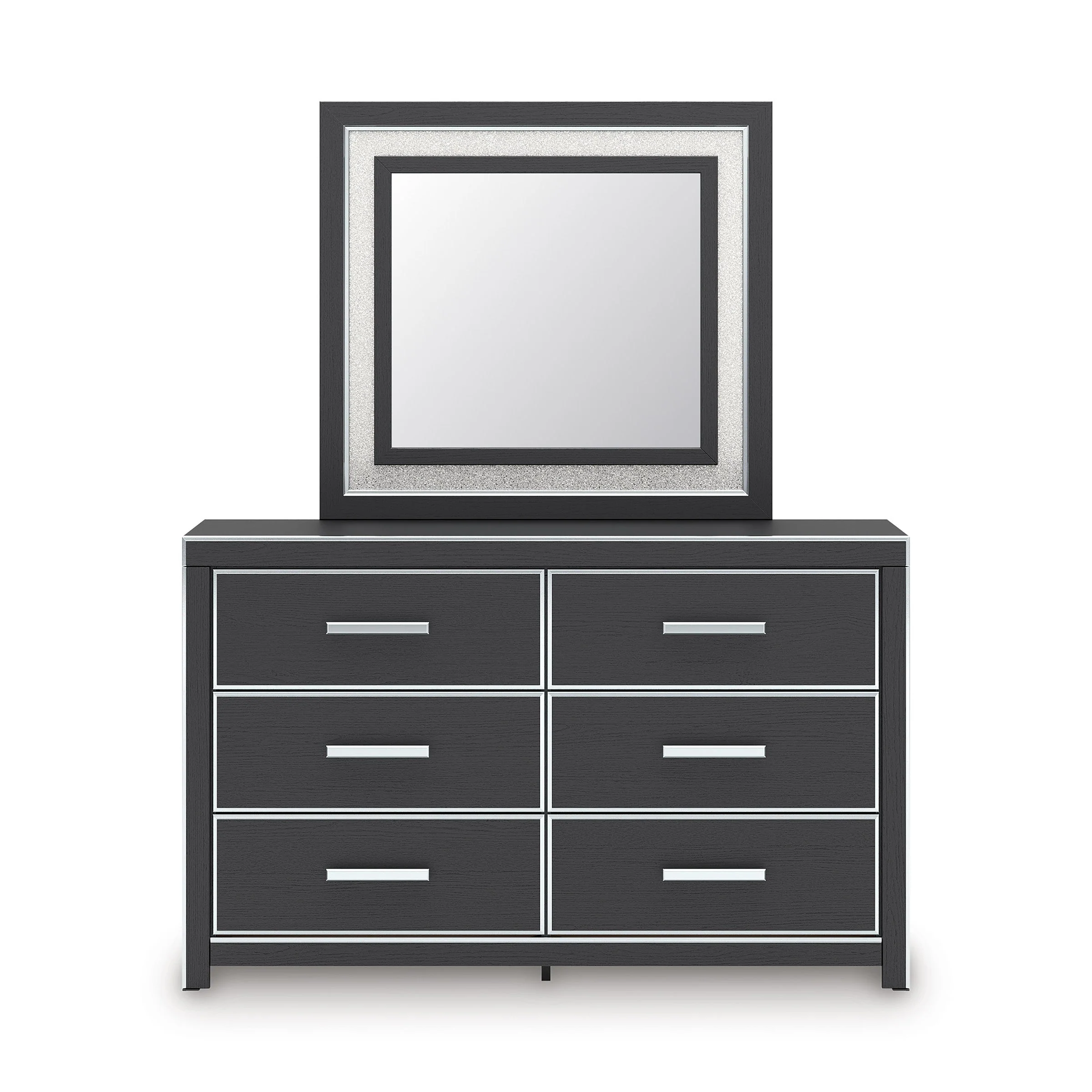 Zuraleus Black Upholstered Platform Bedroom Set - Image 21