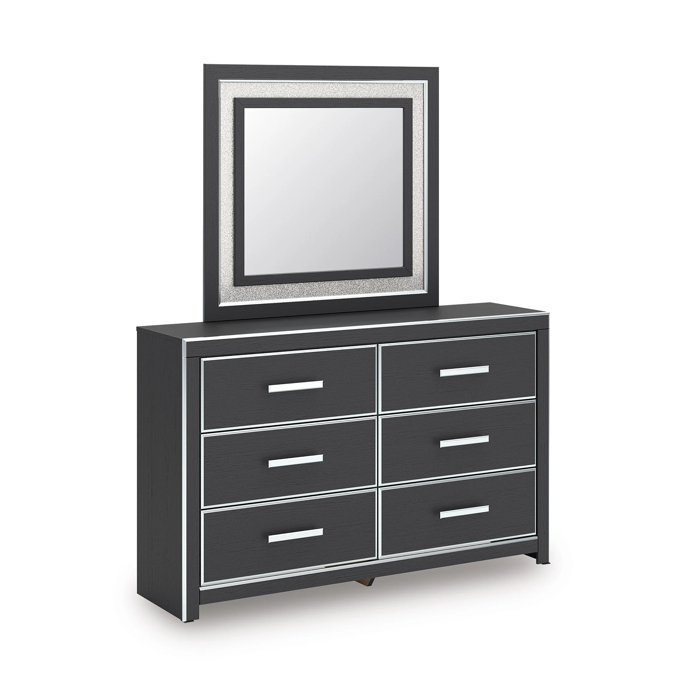 Zuraleus Black Upholstered Storage Panel Bedroom Set with 2 Footboard Drawers - Image 16