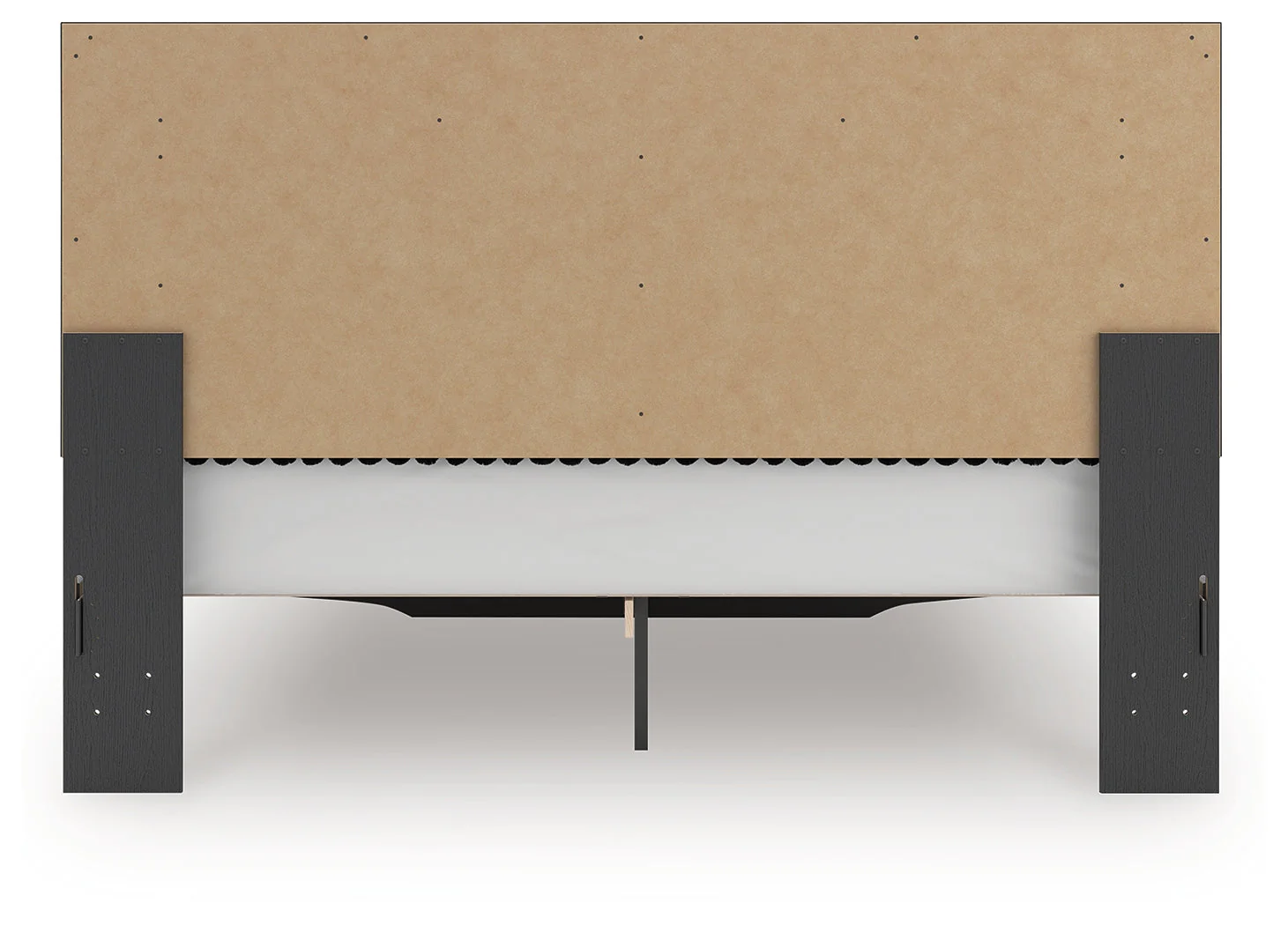 Zuraleus Black Upholstered Storage Panel Bedroom Set with 2 Footboard Drawers - Image 8