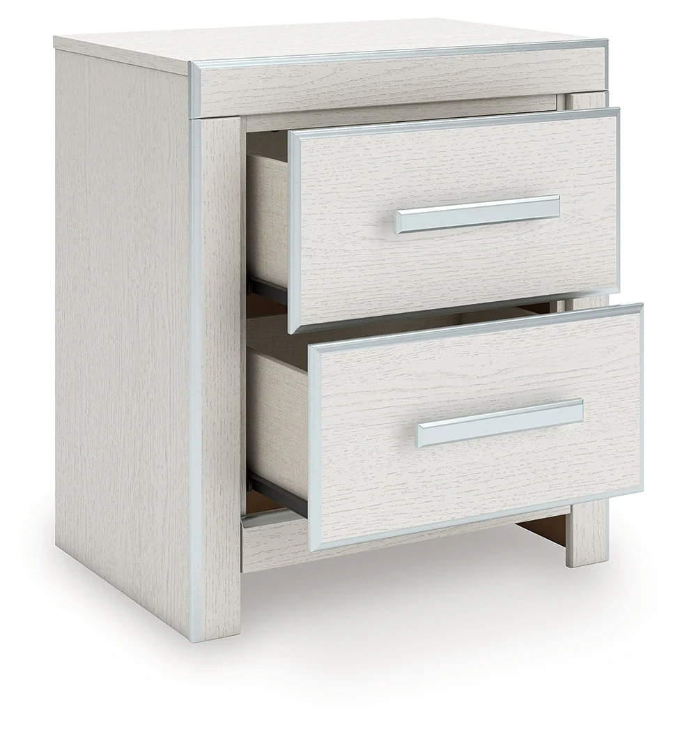 Zuraleus White Nightstand - Image 3